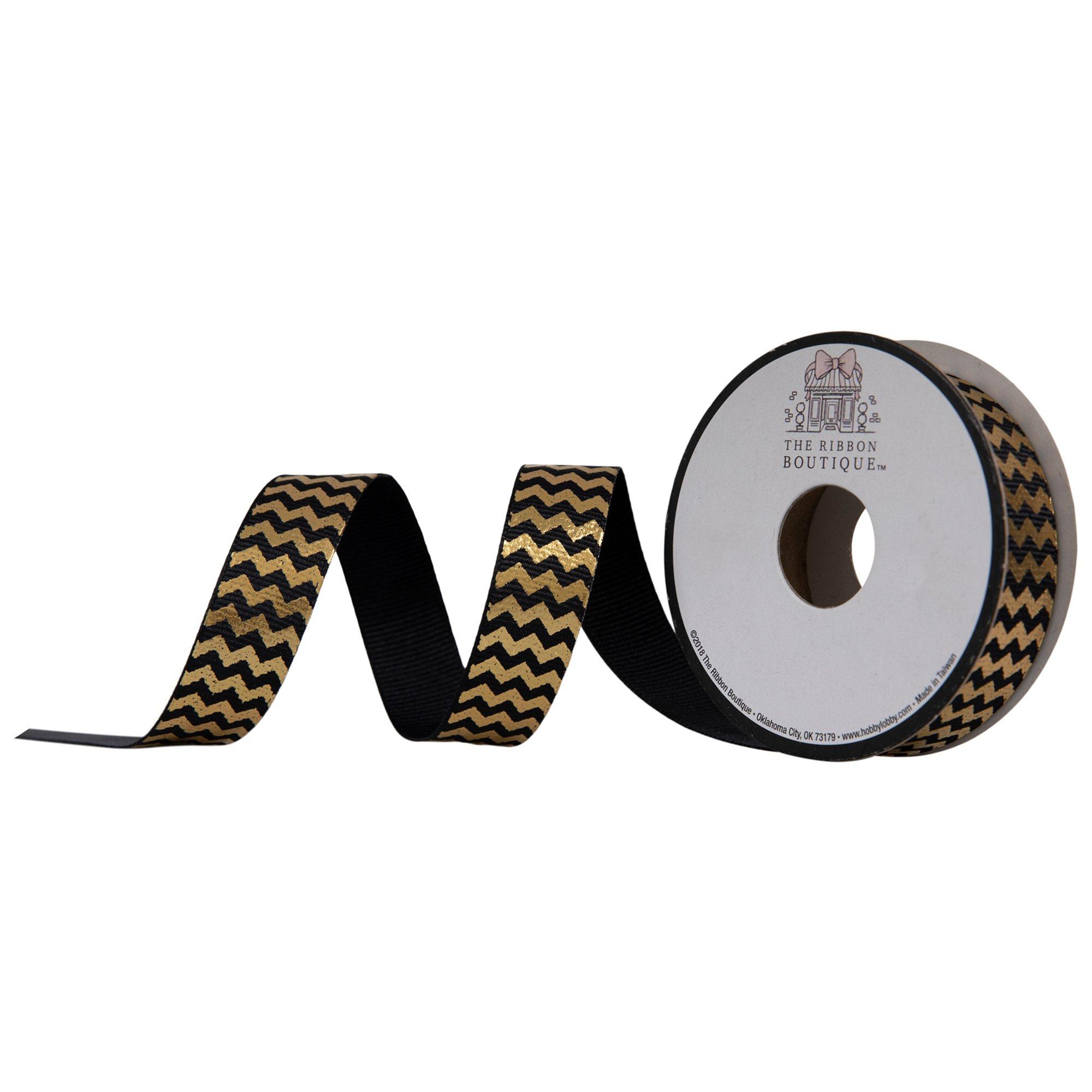 Chevron Grosgrain Ribbon 5/8" Hobby Lobby 844589