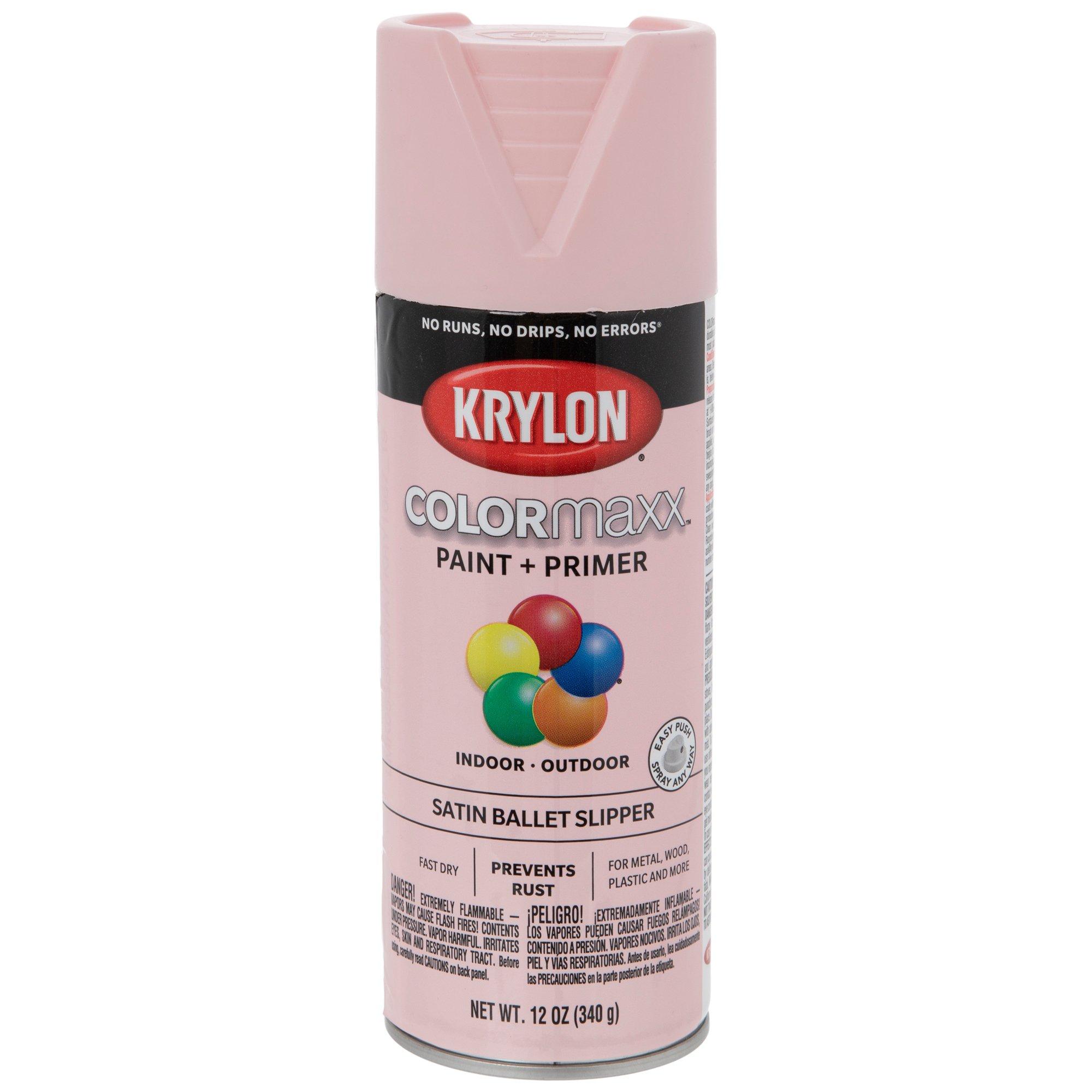 Krylon ColorMaxx Satin Spray Paint & Primer Hobby Lobby 850180