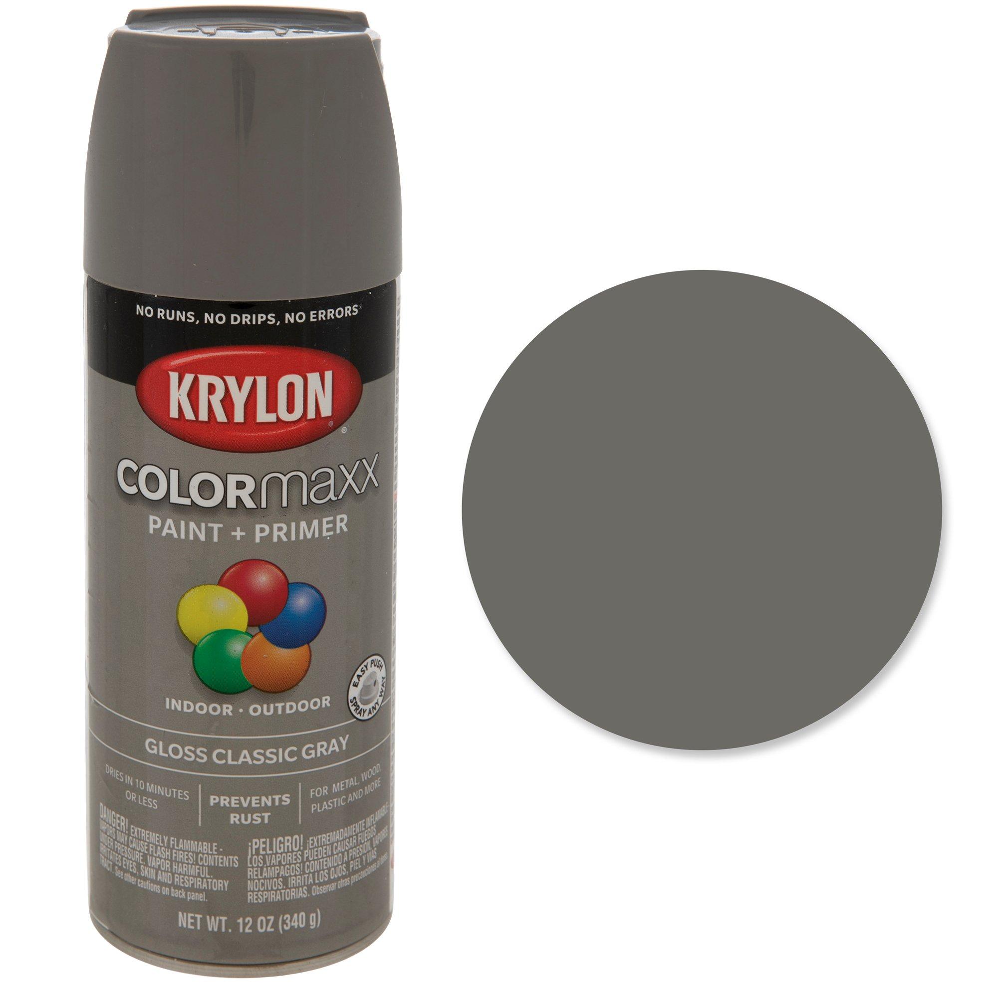 Krylon ColorMaxx Glossy Spray Paint &amp; Primer