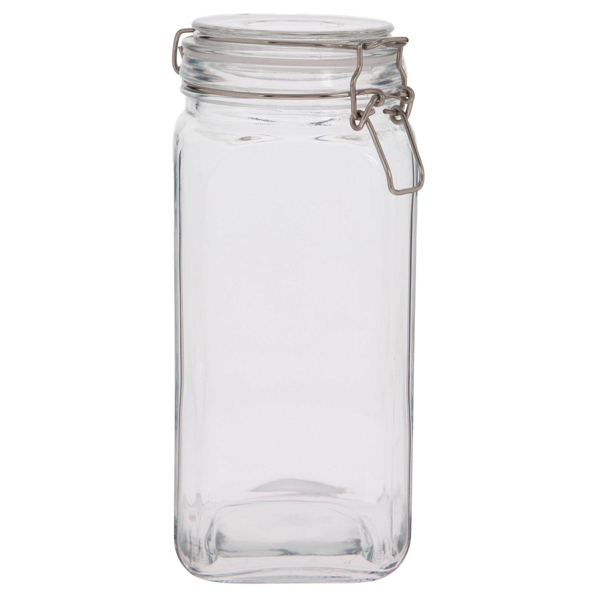 Square Hinge Top Glass Apothecary Jar Hobby Lobby 853952