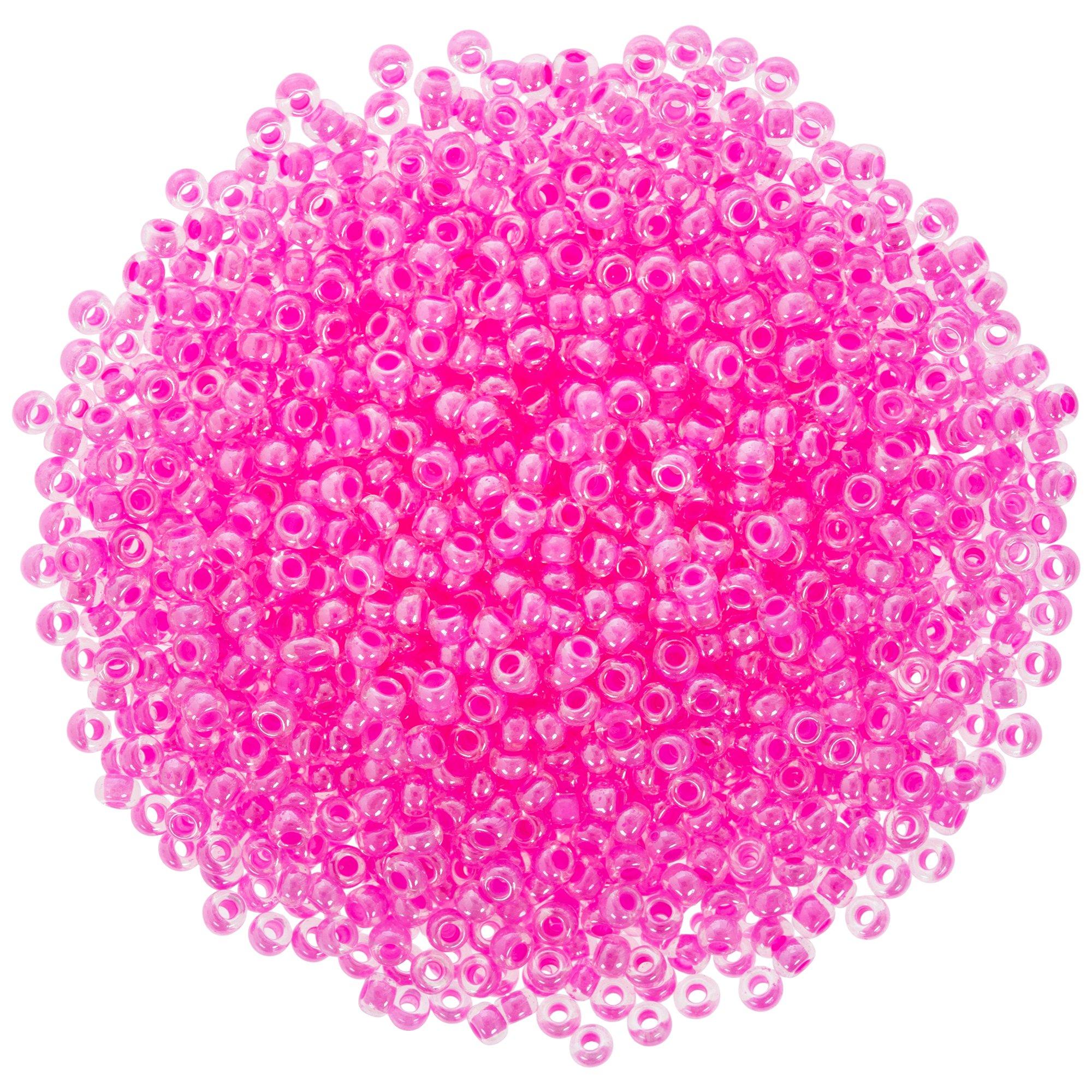 crystal luster hot pink