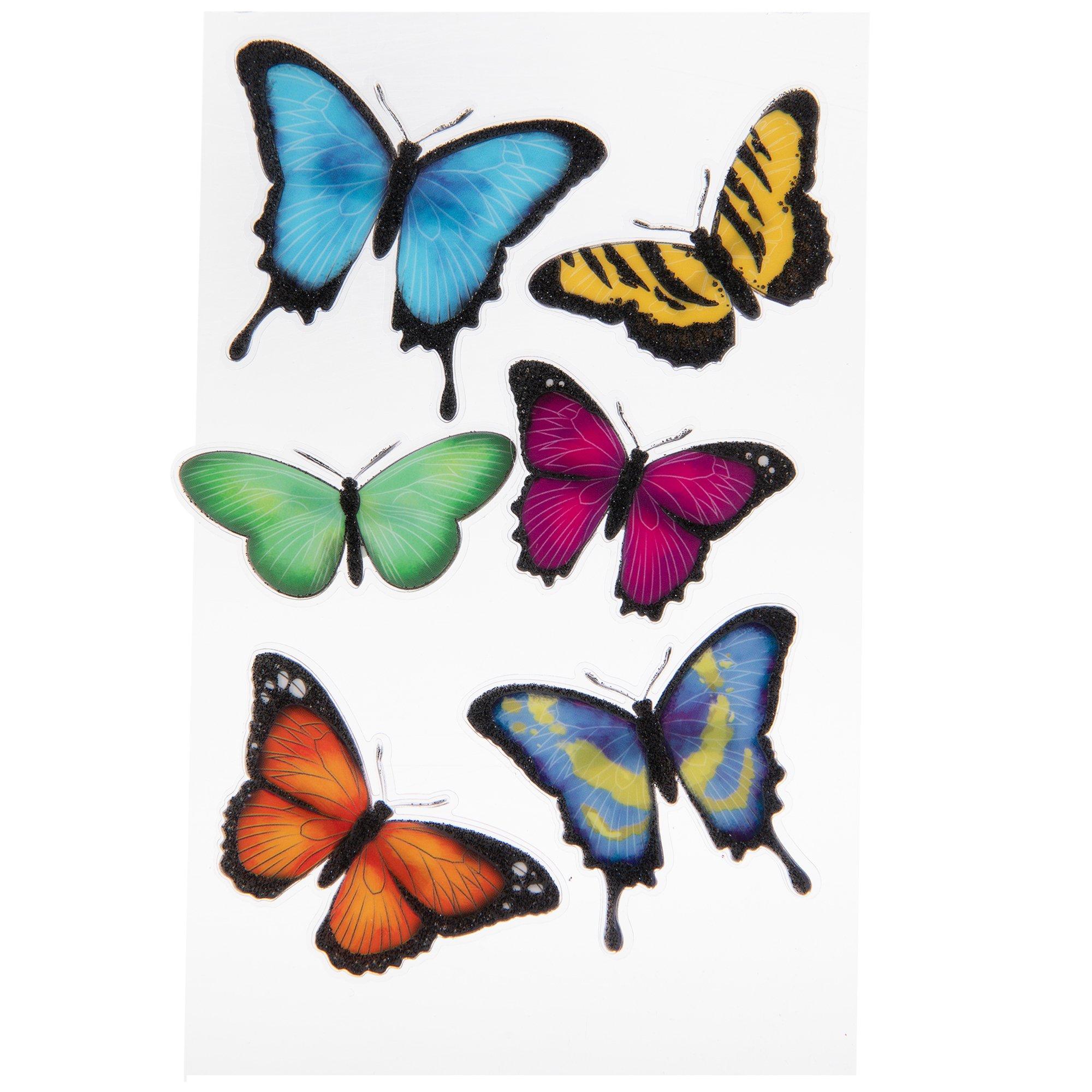 Bright Butterfly 3D Stickers Hobby Lobby 856815