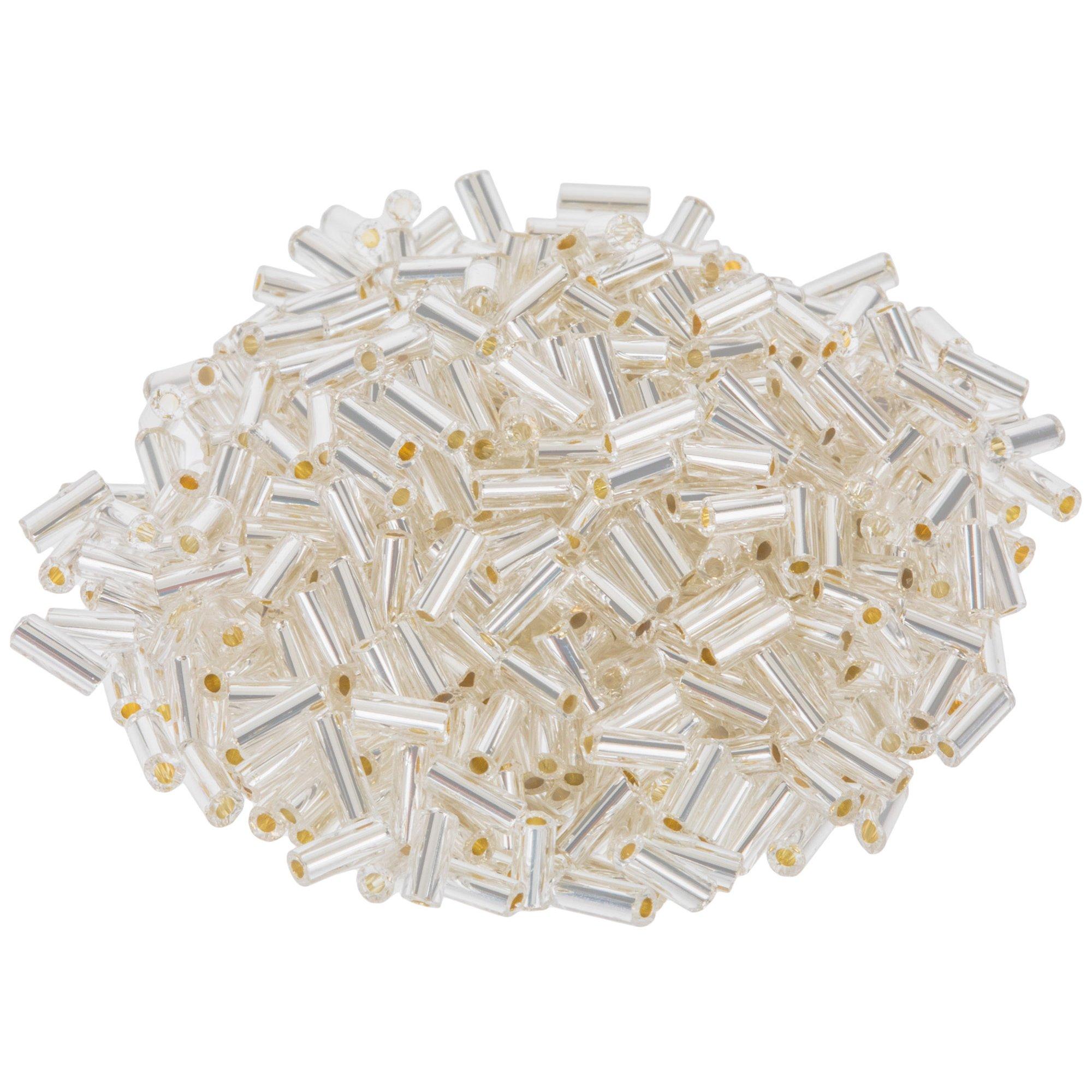 Czech Glass Straight Bugle Beads