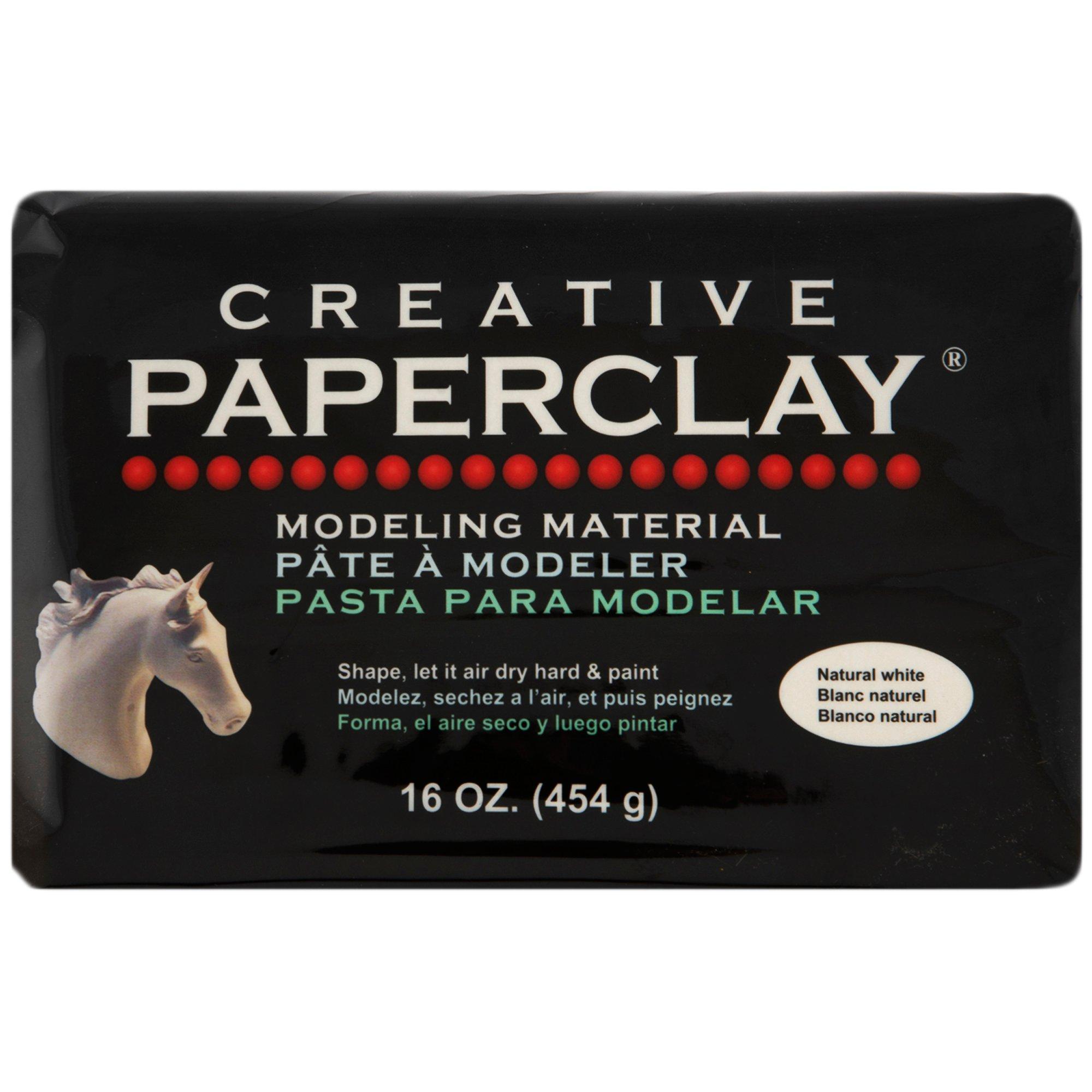 Natural White Creative Paperclay Air Dry Modeling Material, Hobby Lobby