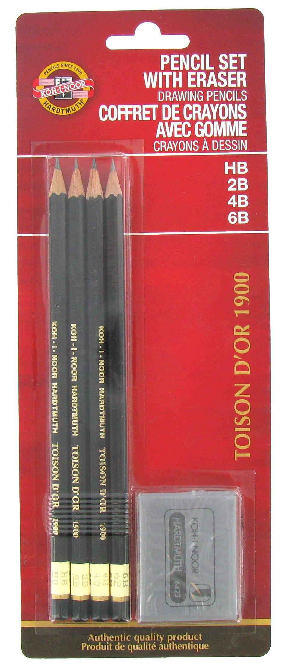 KohINoor Drawing Pencils 4 Piece Set Hobby Lobby 861153