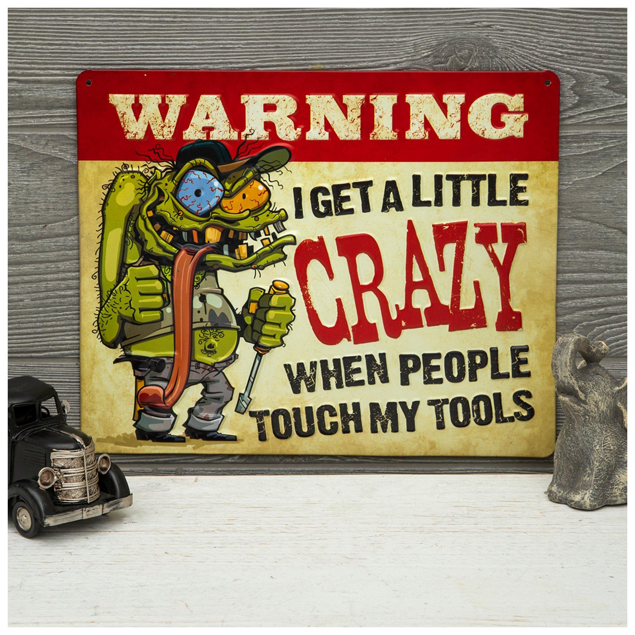 Crazy Tools Metal Sign | Hobby Lobby | 861278