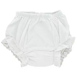0-6 Months White Diaper Cover