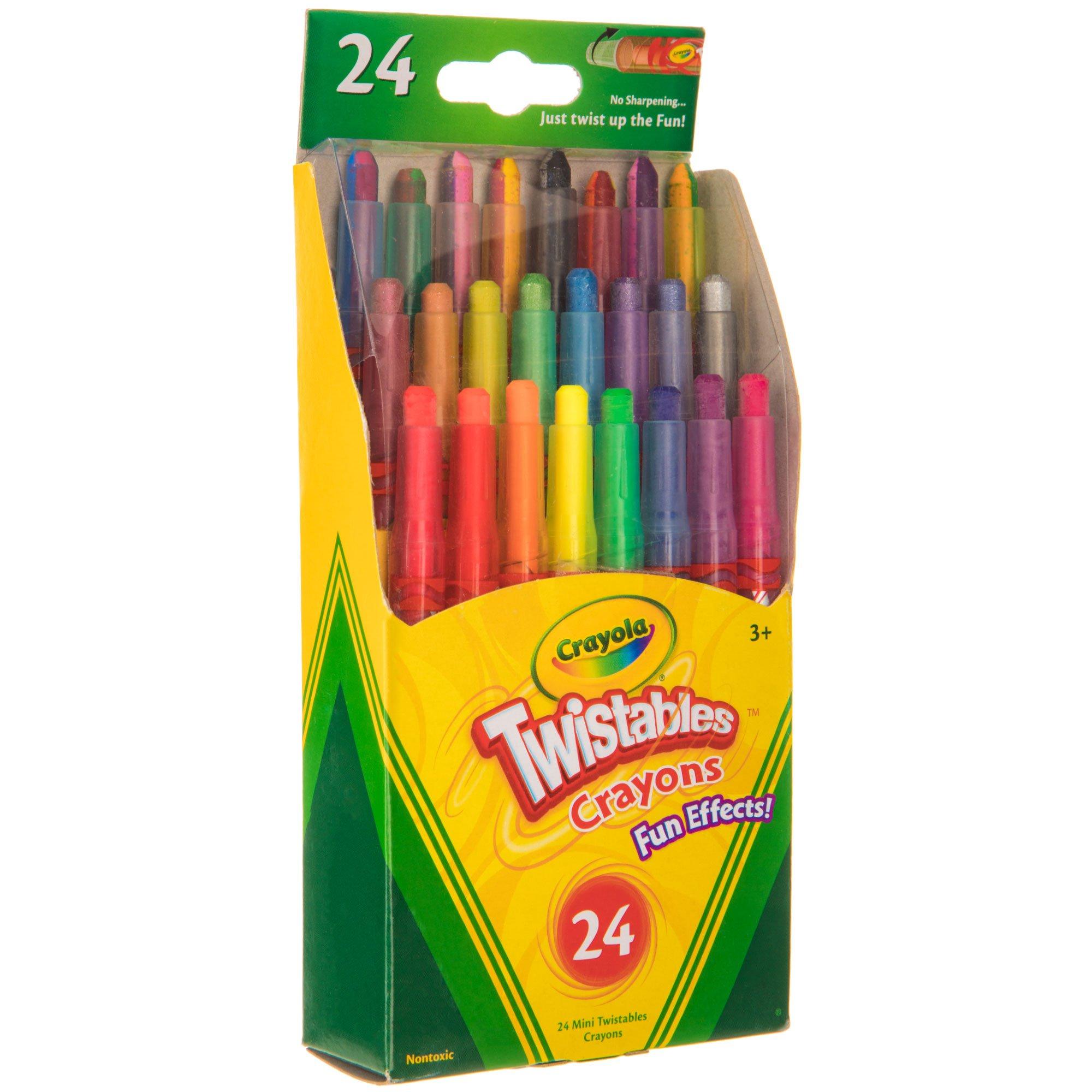 Crayola Fun Effects Twistable Crayons 24 Piece Set Hobby Lobby 870915