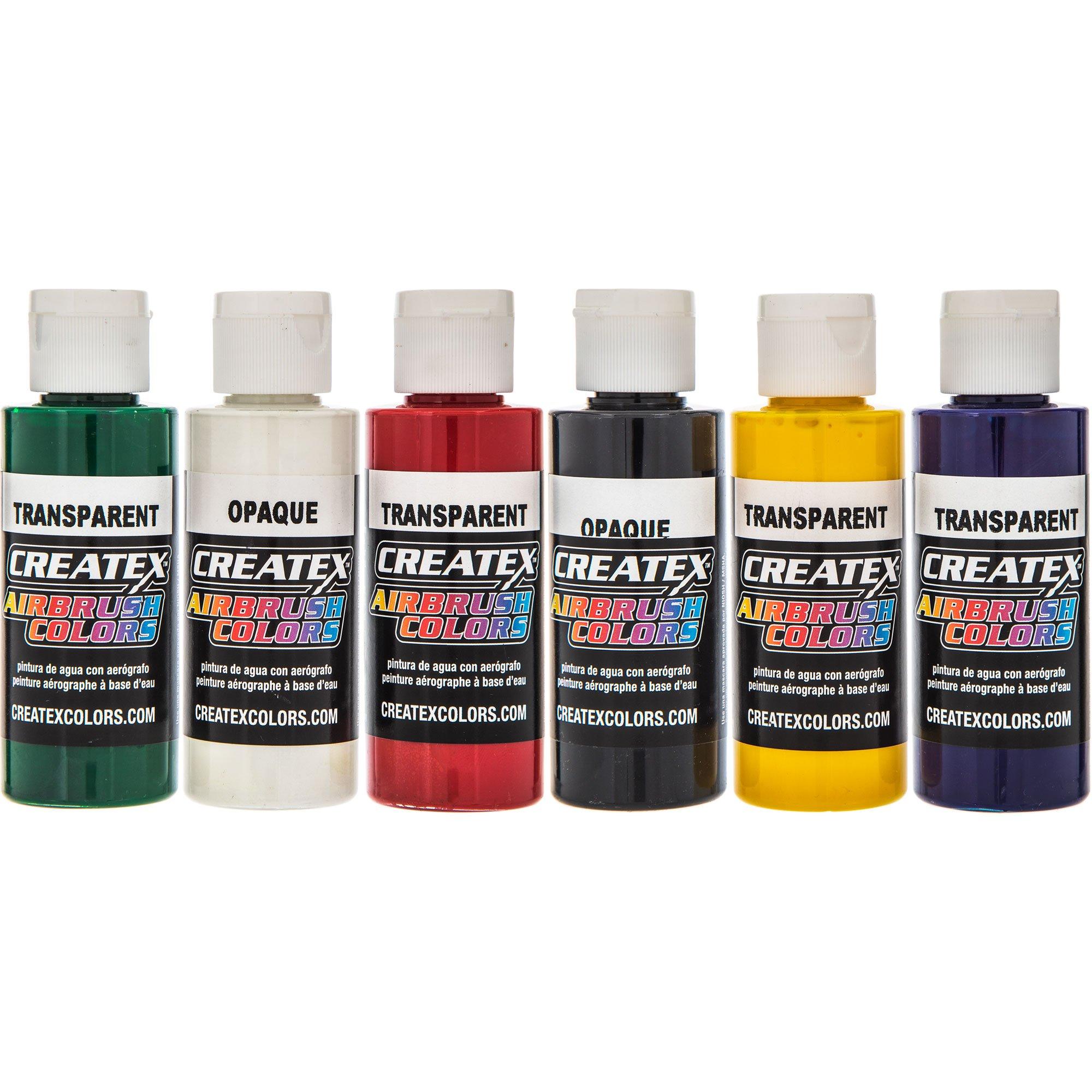 Createx Airbrush Color Set Primary Kit