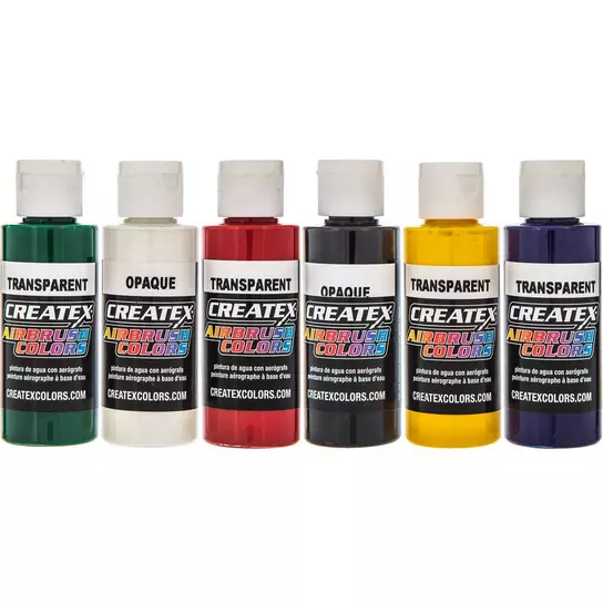 Primary Airbrush Colors - 6 Piece Set, Hobby Lobby