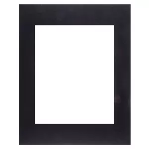 Pre Cut Mat Board, Picture Frame/ Photo Frame Mat, Black Surface