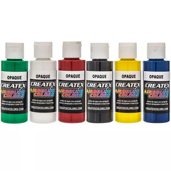 Opaque Airbrush Paints - 6 Piece Set, Hobby Lobby