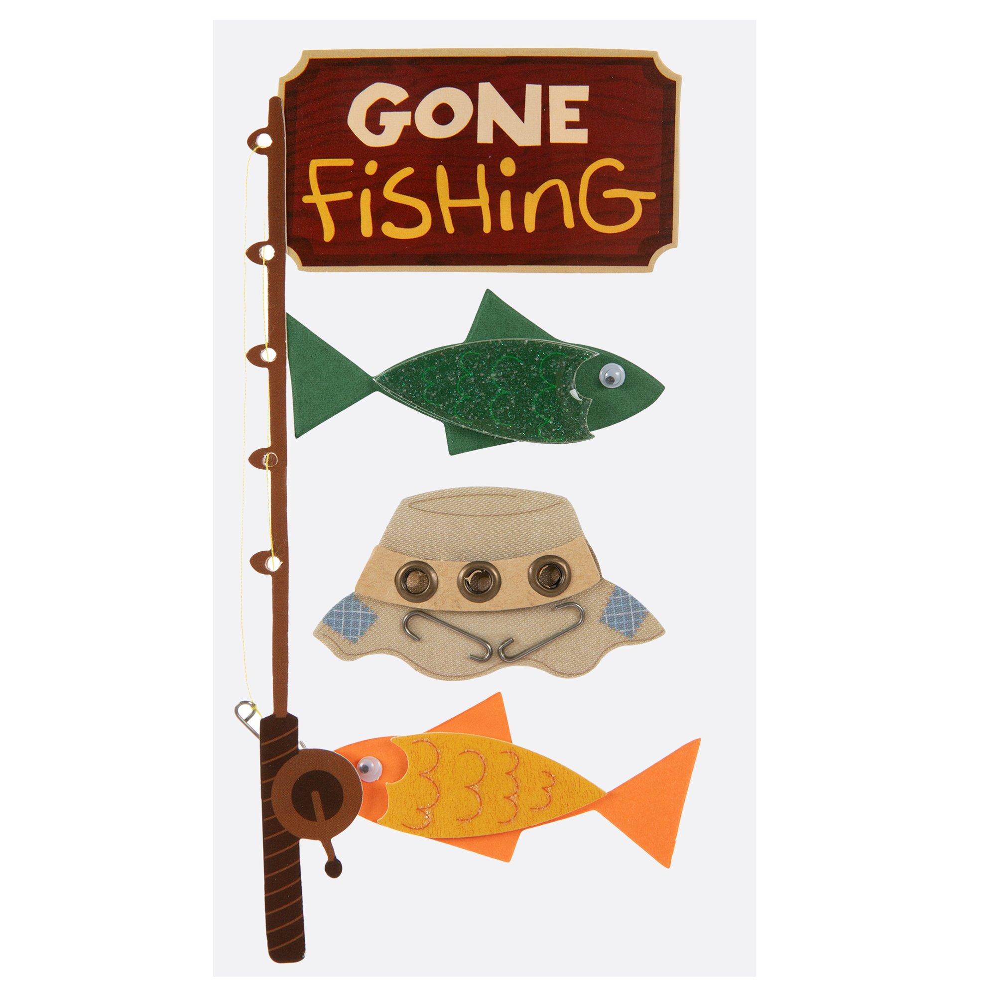 Fishing Stickers, Hobby Lobby