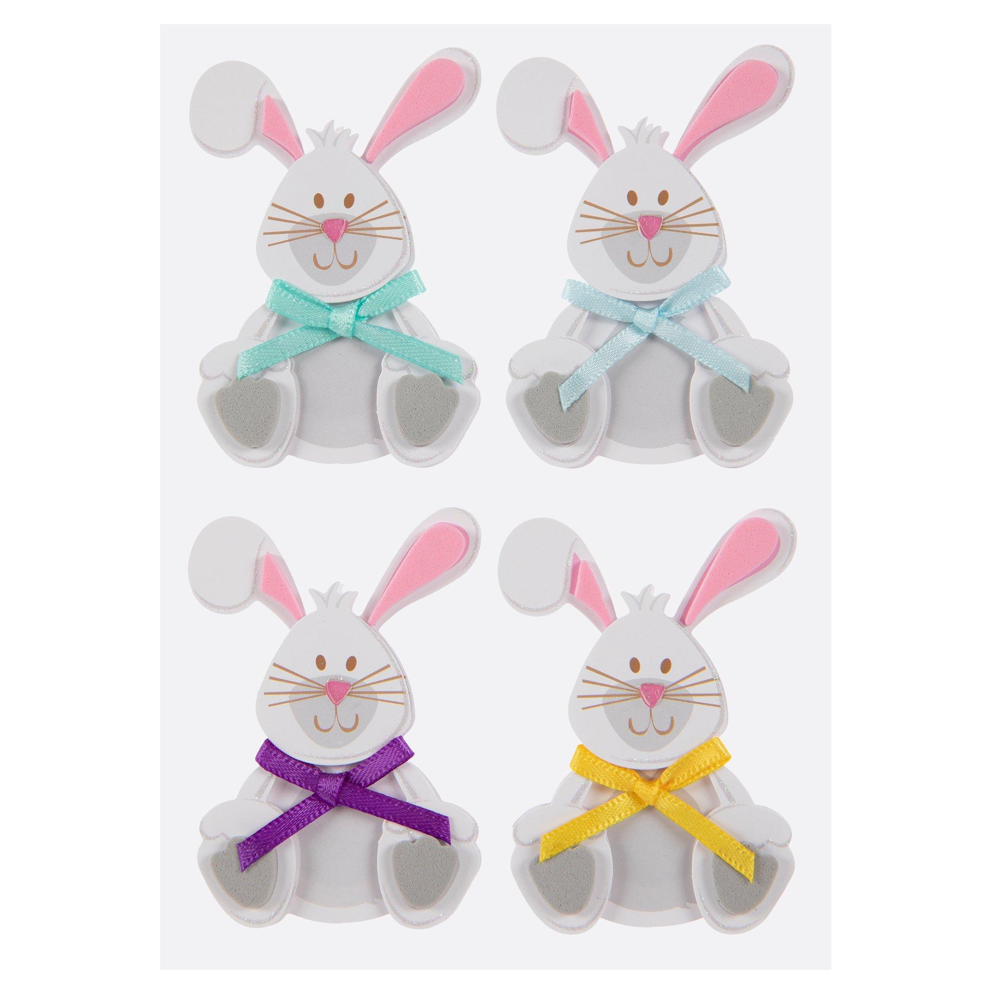 Bunny 3D Stickers Hobby Lobby 877449