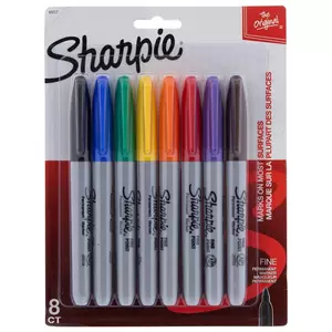 Crayola, Bright Fabric Markers, Fine Tip, Assorted, 10 count, Mardel