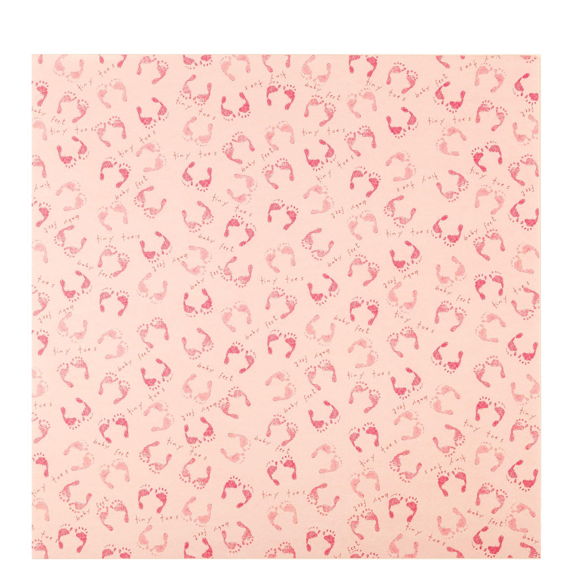 Pink Tiny Toes Scrapbook Paper Hobby Lobby 879197