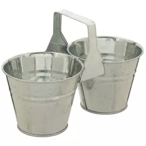 Oval Harvest Buckets w/ Handles - Set/2 Assorted