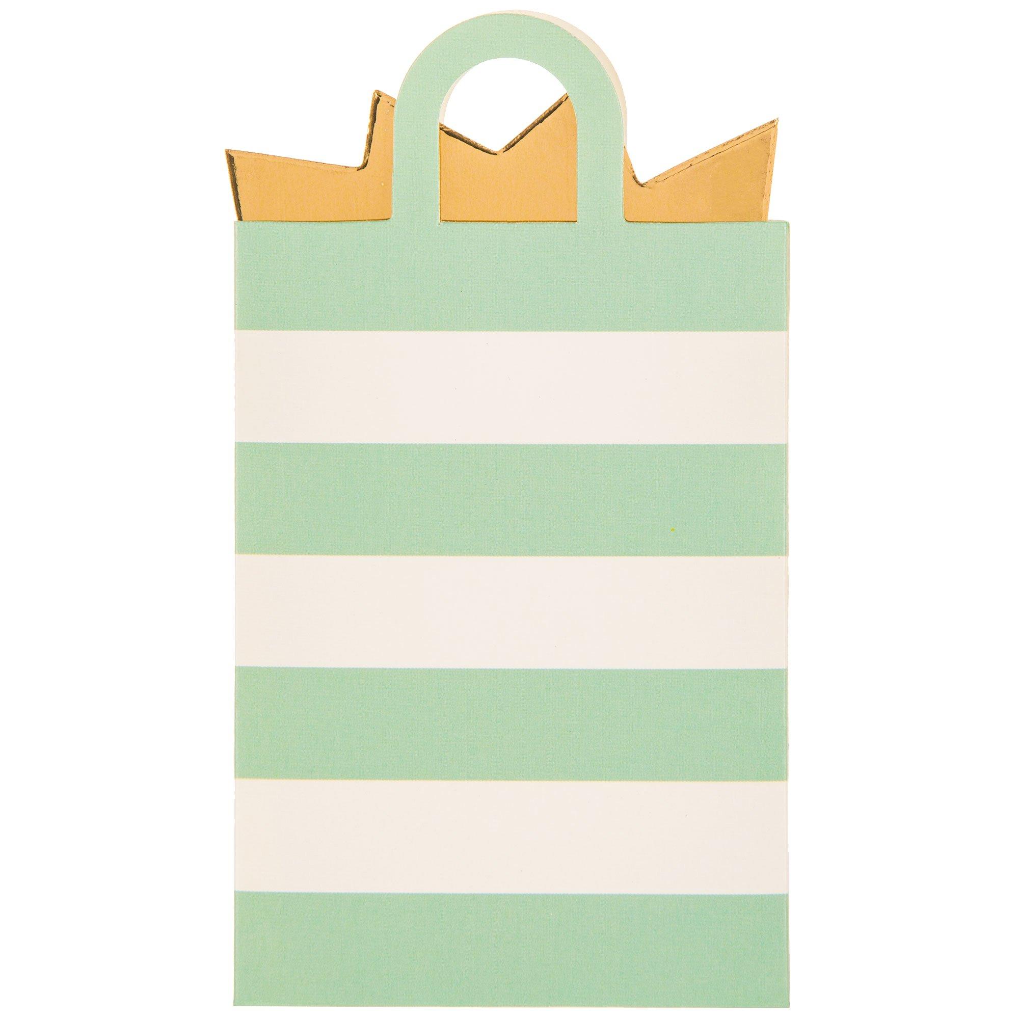 Mint & White Striped Bag Gift Card Holders Hobby Lobby 883512