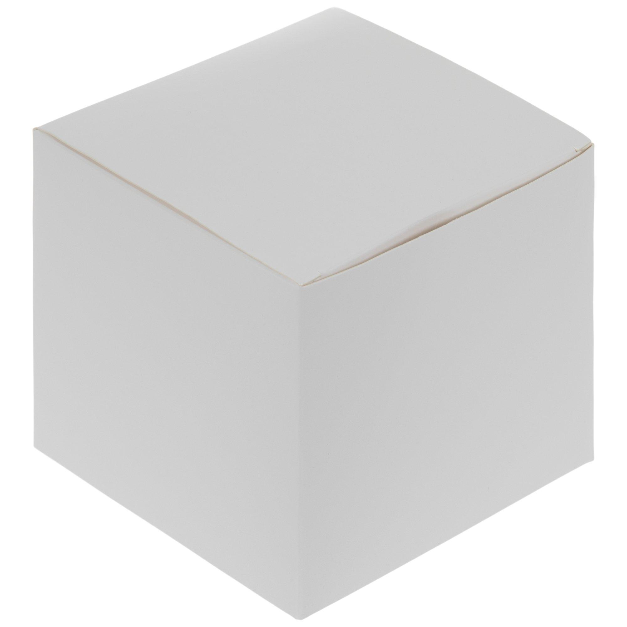 White Gift Boxes 4" x 4" dimensions view 1