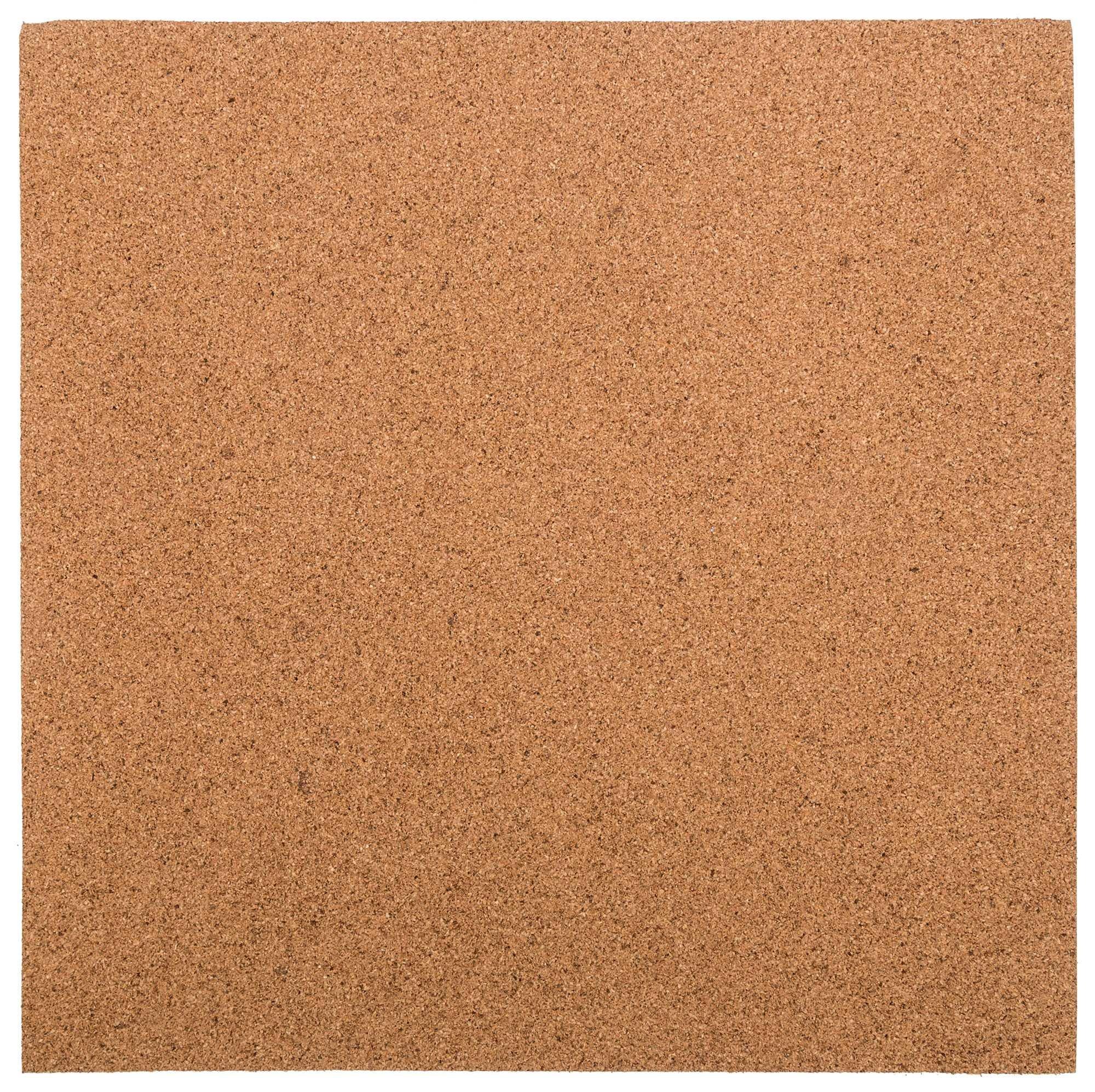 4 x 4 x 1/2 CORK BOARD WALL CORK TILES COASTER SQUARE SHEET PIECE half  inch