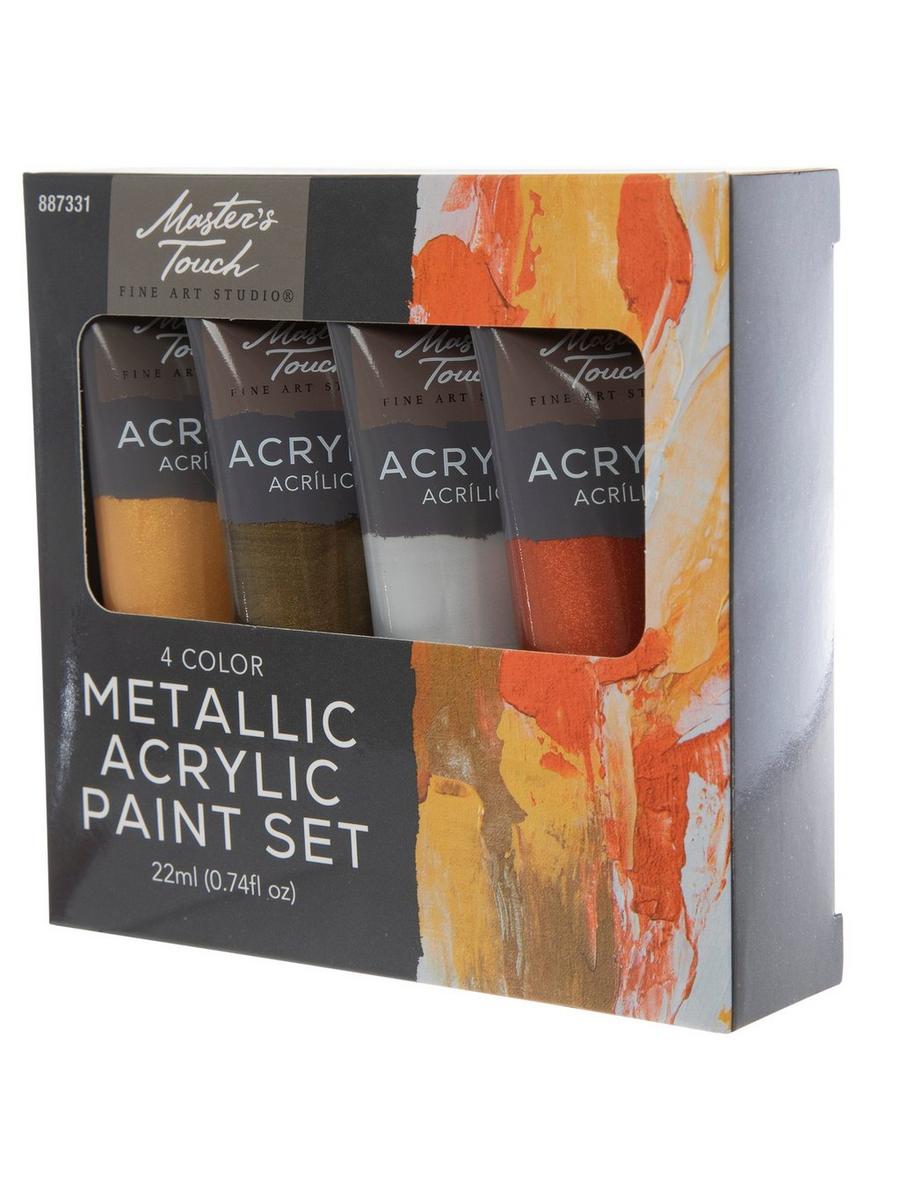 Metallic Acrylic Paint - 4 Piece Set | Hobby Lobby | 887331