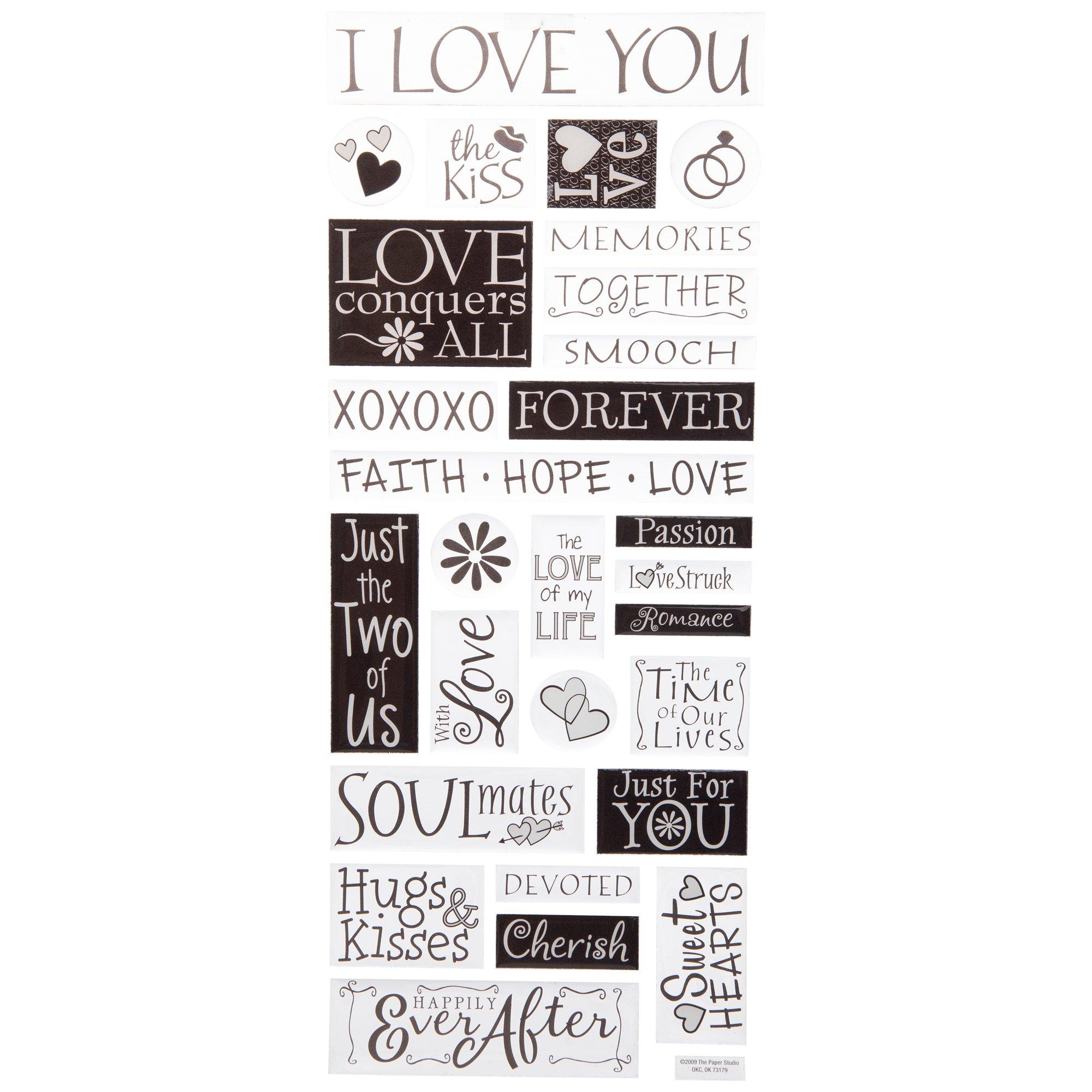 Love Stickers Hobby Lobby 893719
