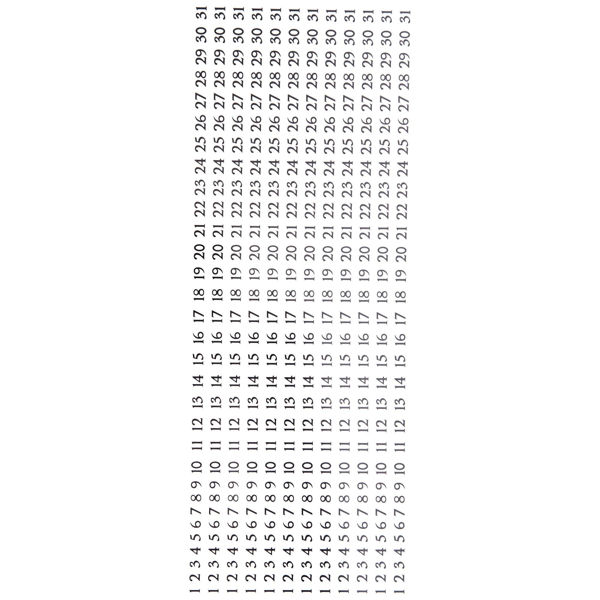 Calendar Date Stickers Hobby Lobby 895185