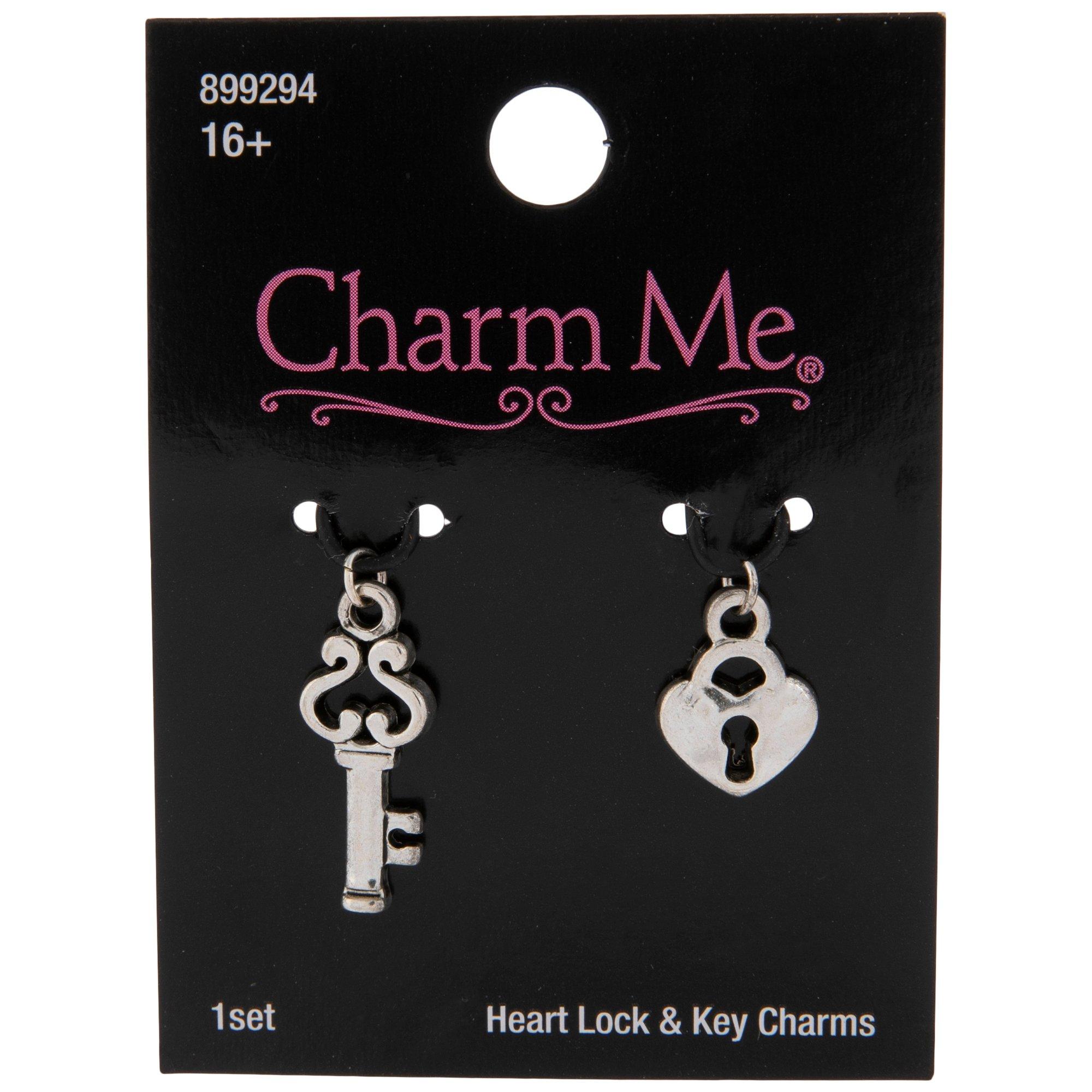 Heart Lock & Key Charms, Hobby Lobby