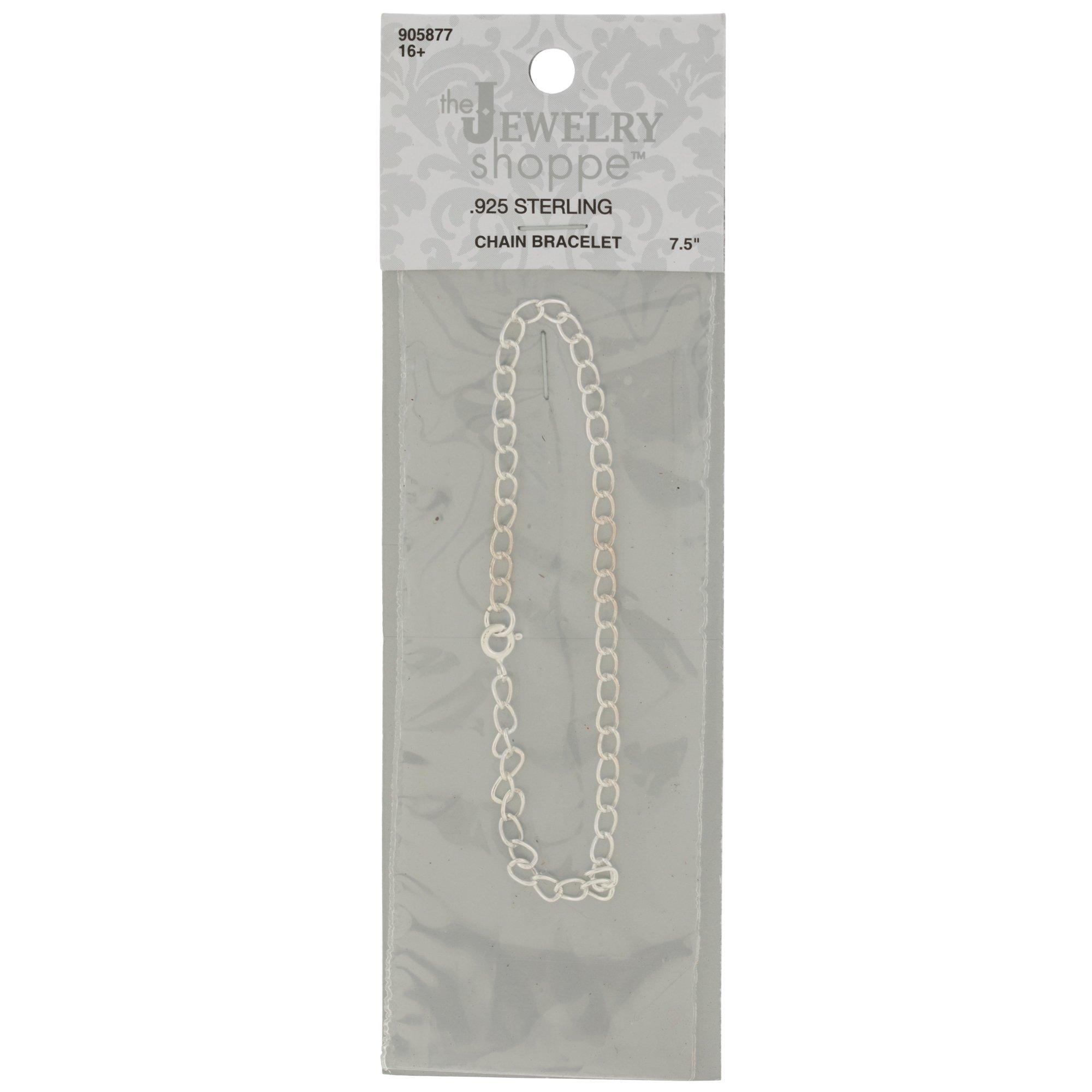 Mirror Bead Chain Extender in Sterling Silver