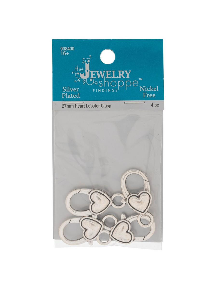 Heart Lobster Clasps - 27mm | Hobby Lobby | 908400