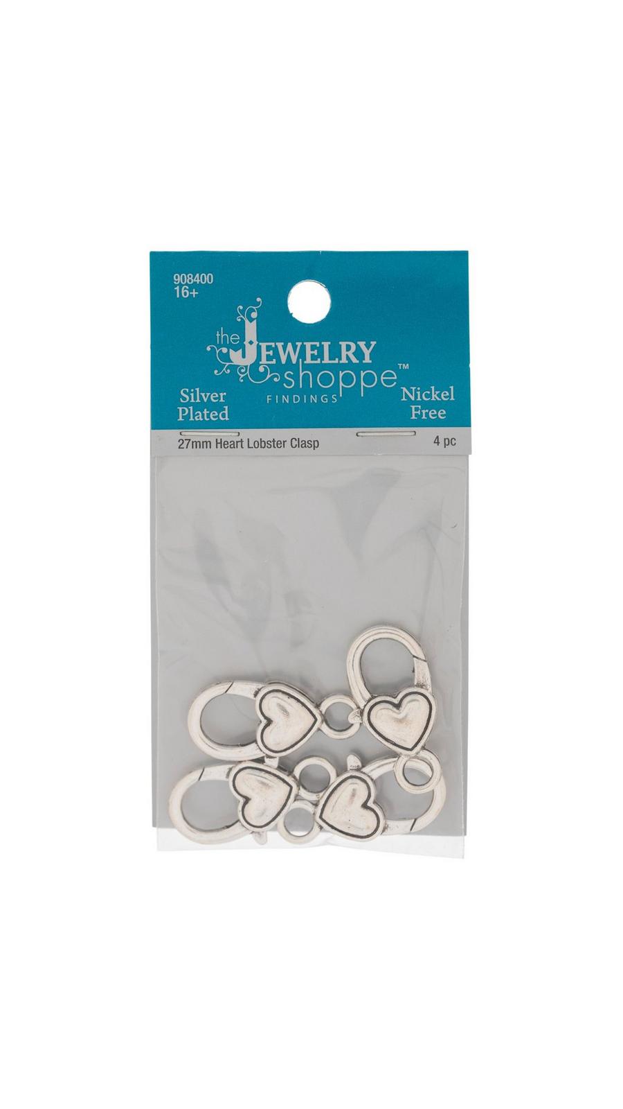 Heart Lobster Clasps - 27mm | Hobby Lobby | 908400