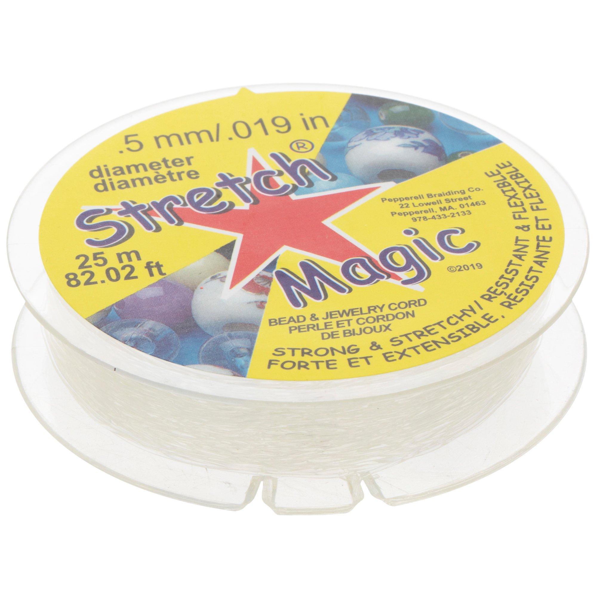 Stretch Magic Bead & Jewelry Cord .5mmX10m-Clear - 725879206512