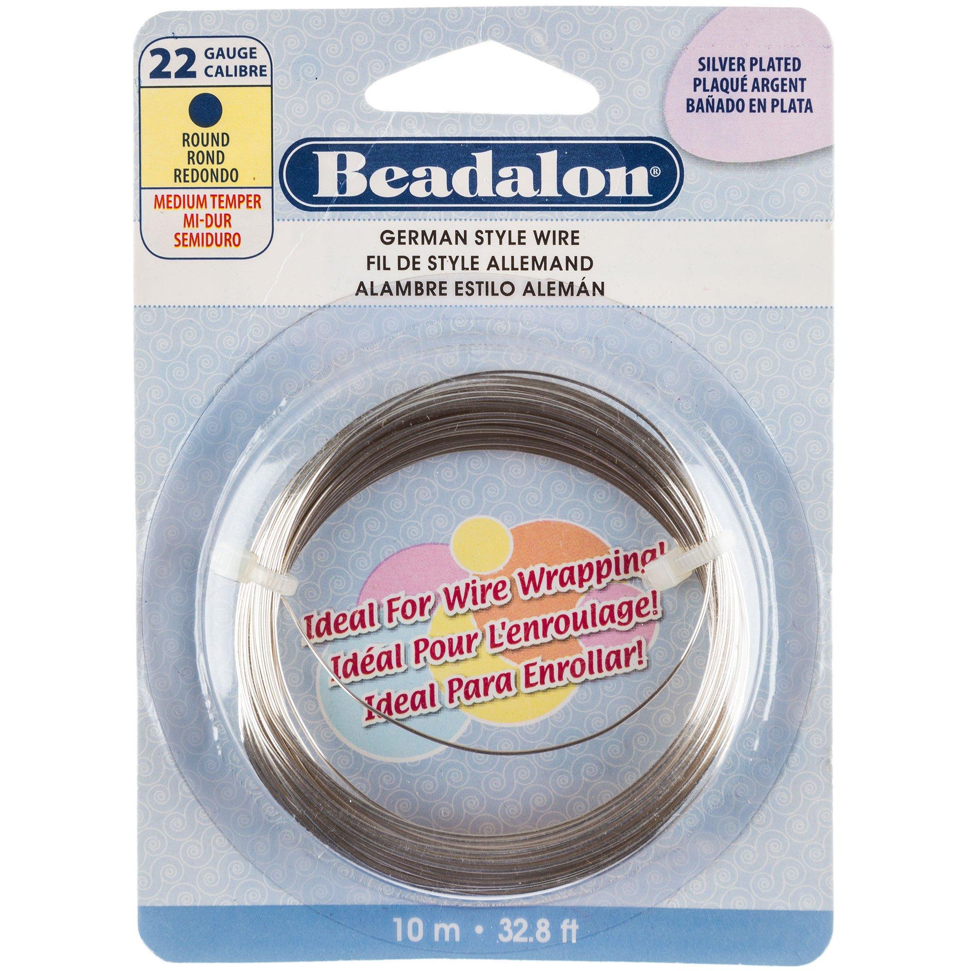 Beadalon German Style Wire, Round, Copper, 22 Gauge, 10m - 180cu-022