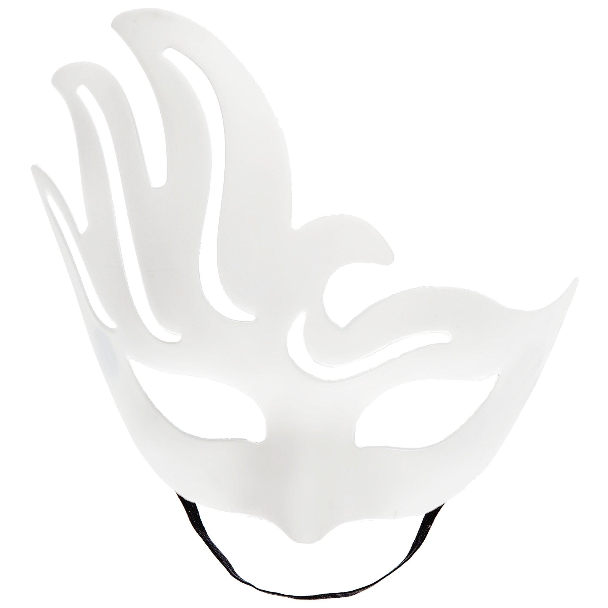 Ornate White Half Mask Hobby Lobby 925180