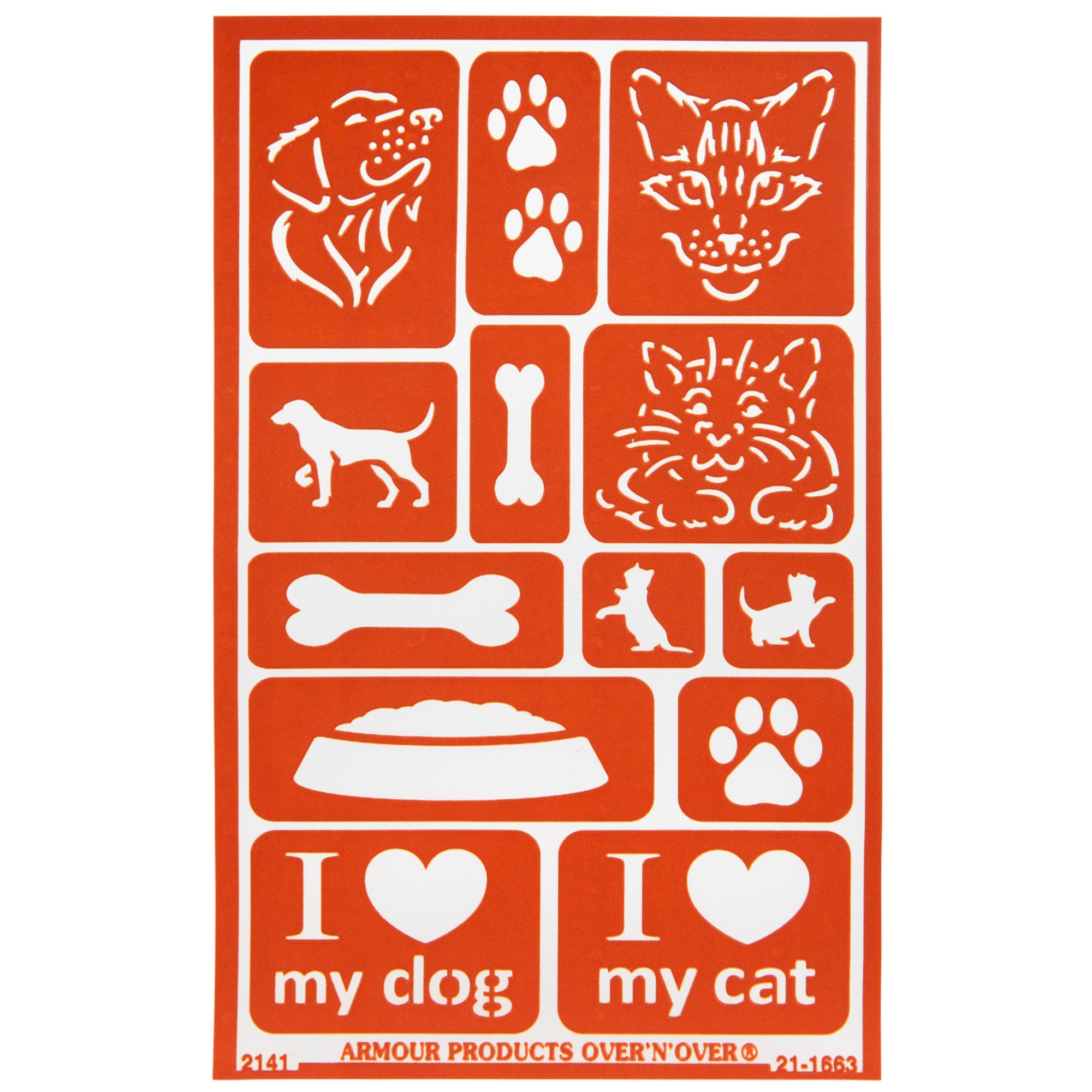 Paws Reusable Glass Etching Stencil Hobby Lobby 930305