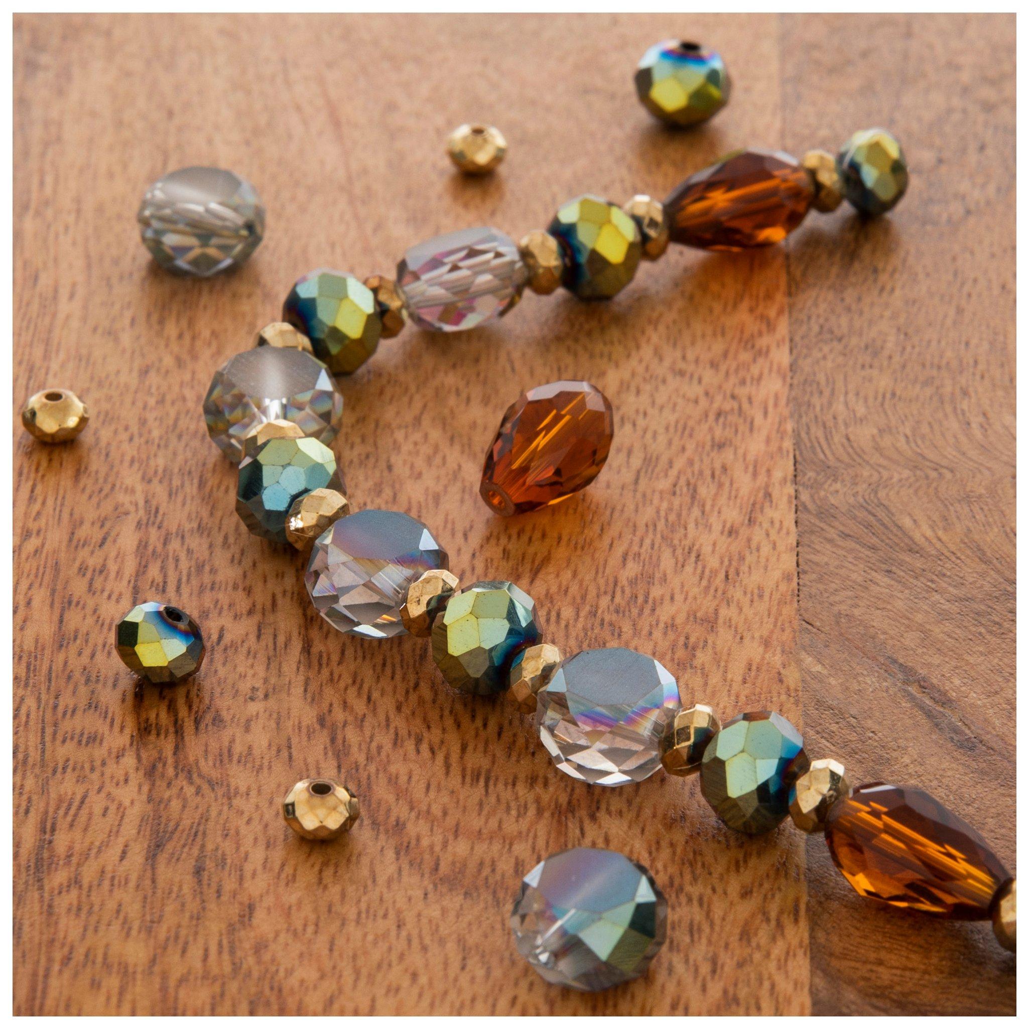 Metallic Mixed Glass Bead Strand Hobby Lobby 930966