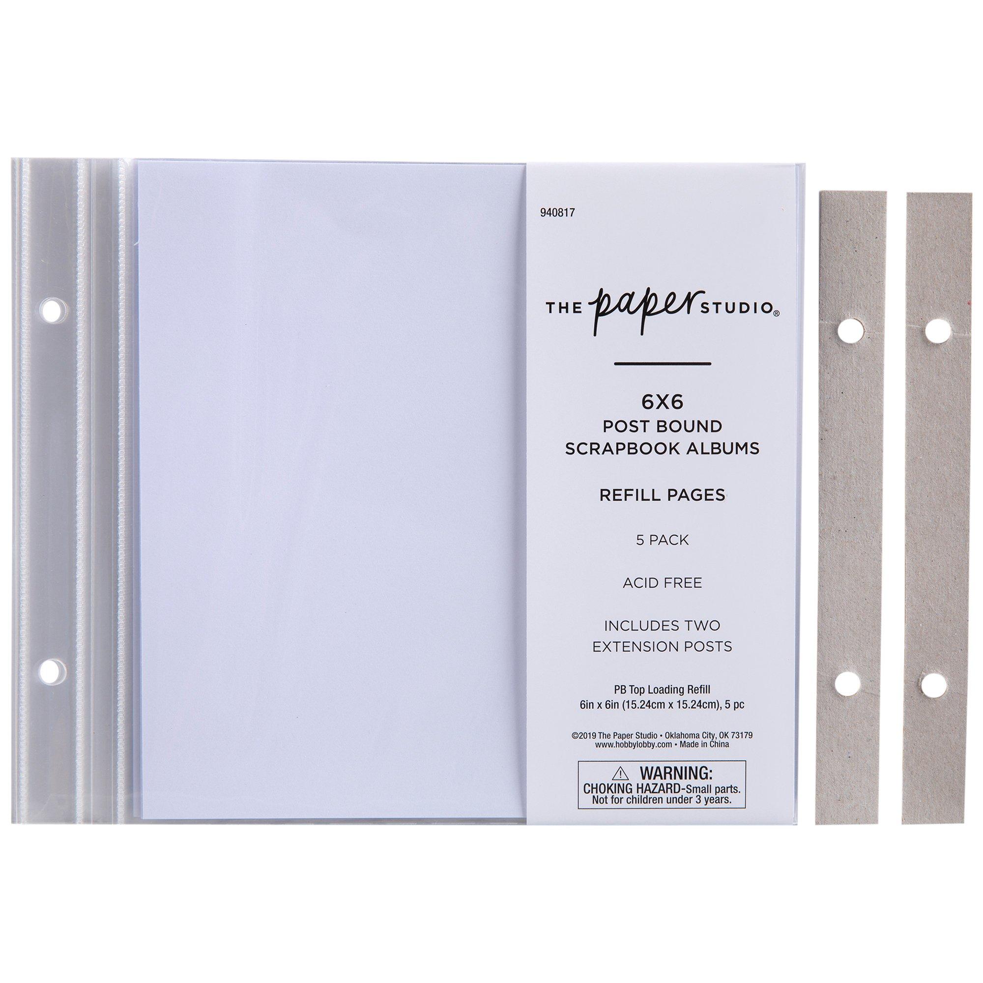 Photo Album Refill Sheets 4x12