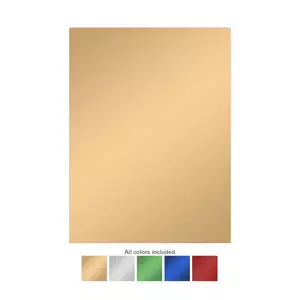 Pacon Peacock Poster Board, Gold/Silve, 14 x 22