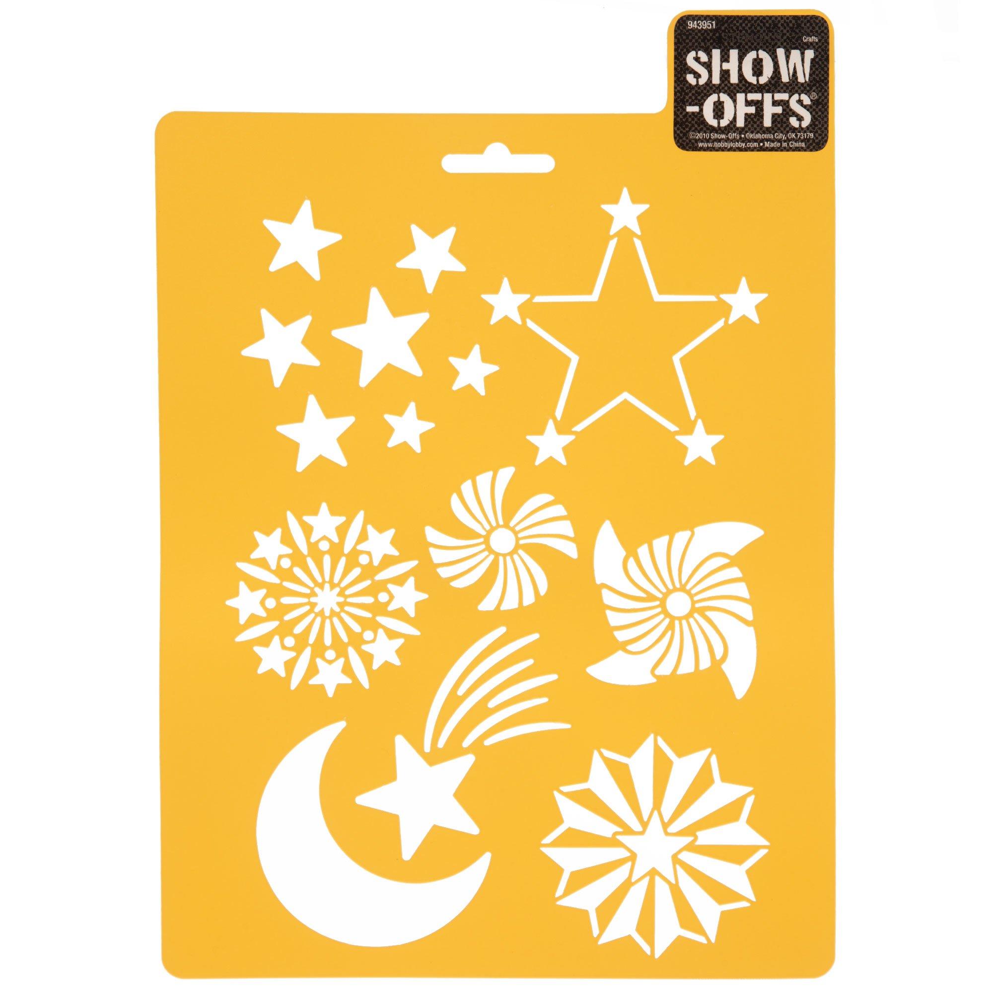 Moon & Stars Stencil | Hobby Lobby | 943951