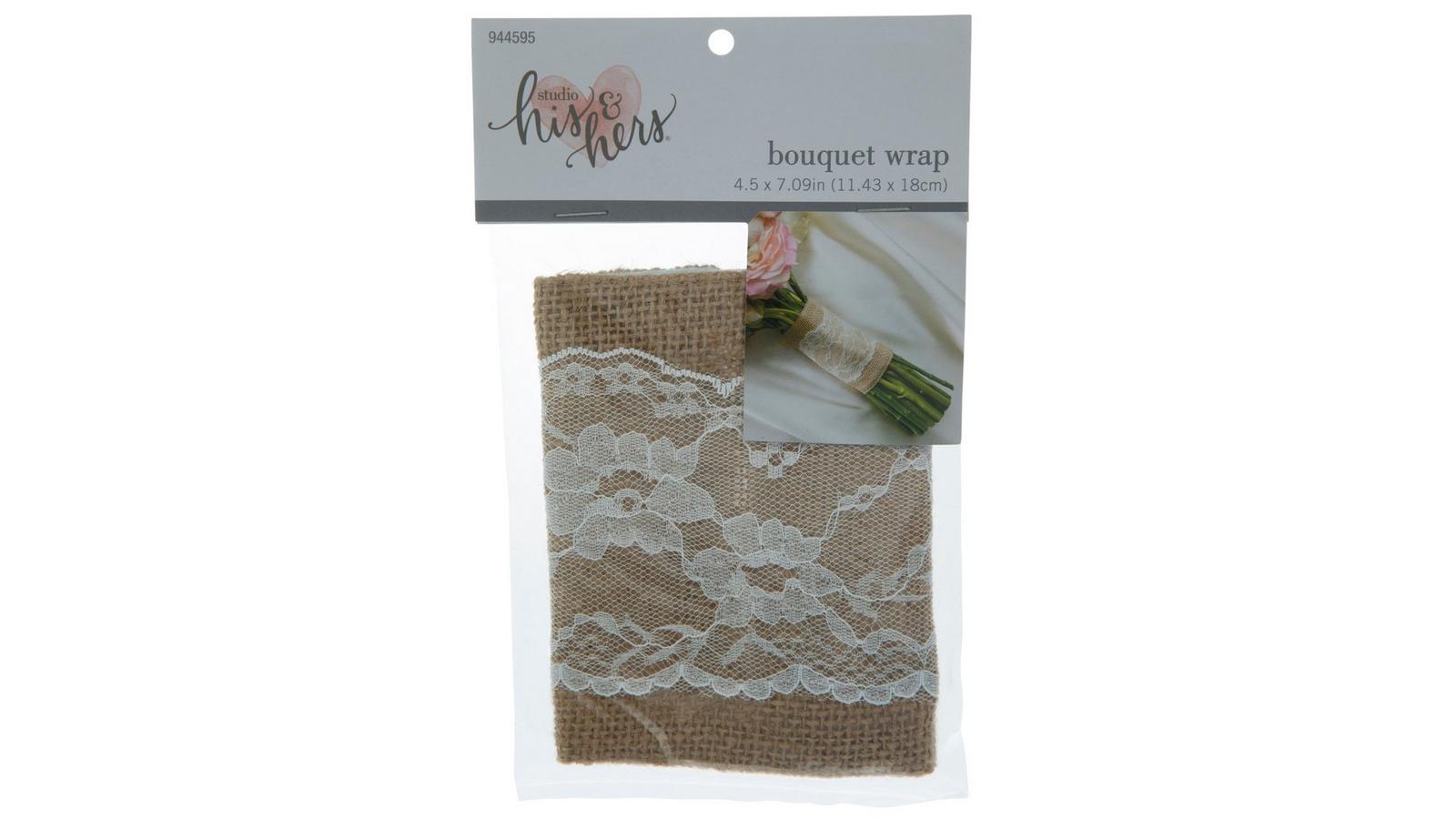 Burlap \u0026 Lace Bouquet Wrap | Hobby Lobby | 944595, image size:1600x900