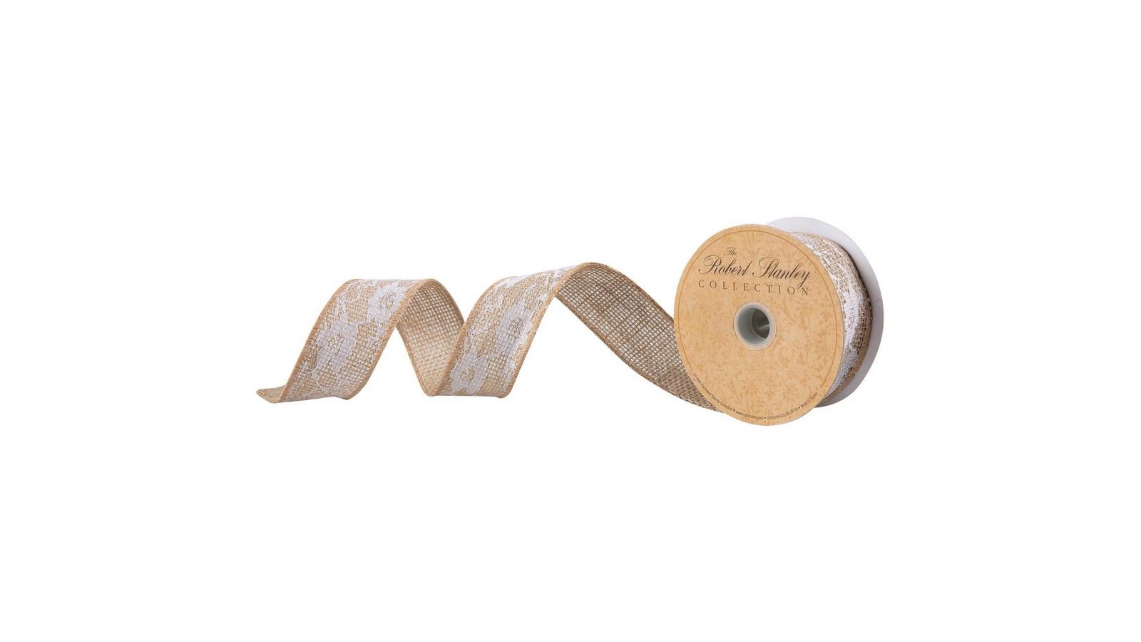 正規品 andmary Natalie ribbon set beige Cream & Gold Wired Edge Satin Ribbon | Hobby Lobby | 106345672
