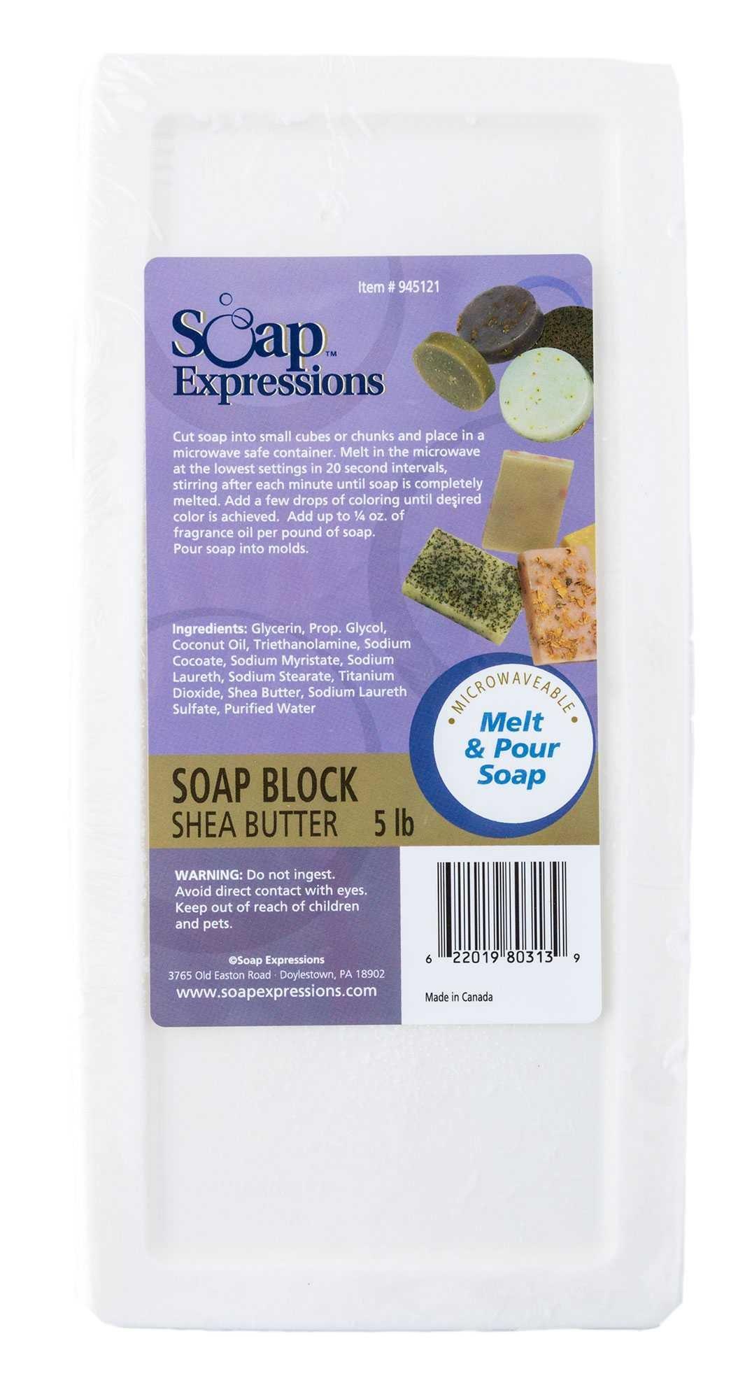 Olive Oil Melt and Pour Block Soap Base from
