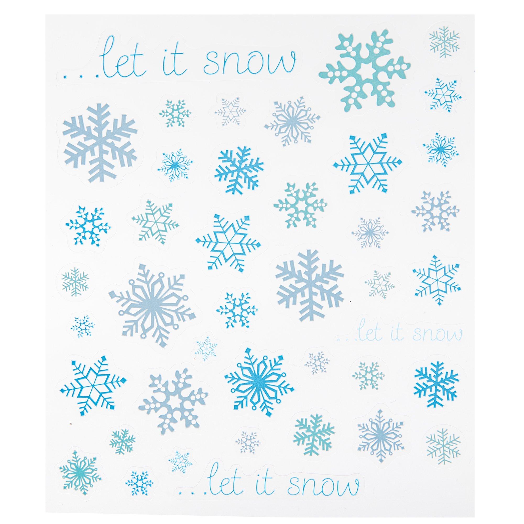 Let It Snow Stickers