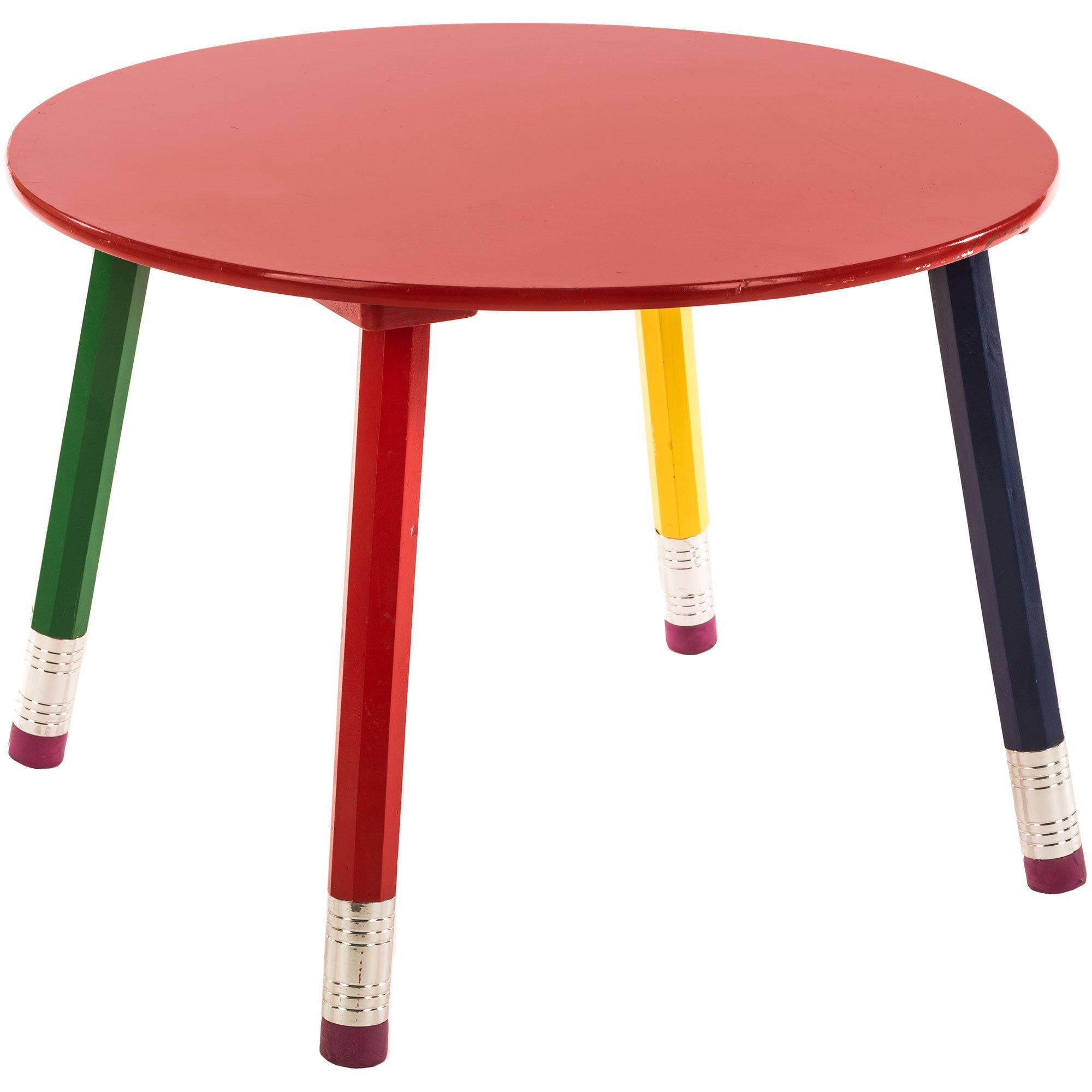 Kids pencil table and hot sale chairs