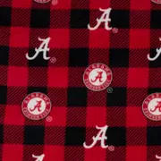 Alabama Allover Collegiate Fleece Fabric