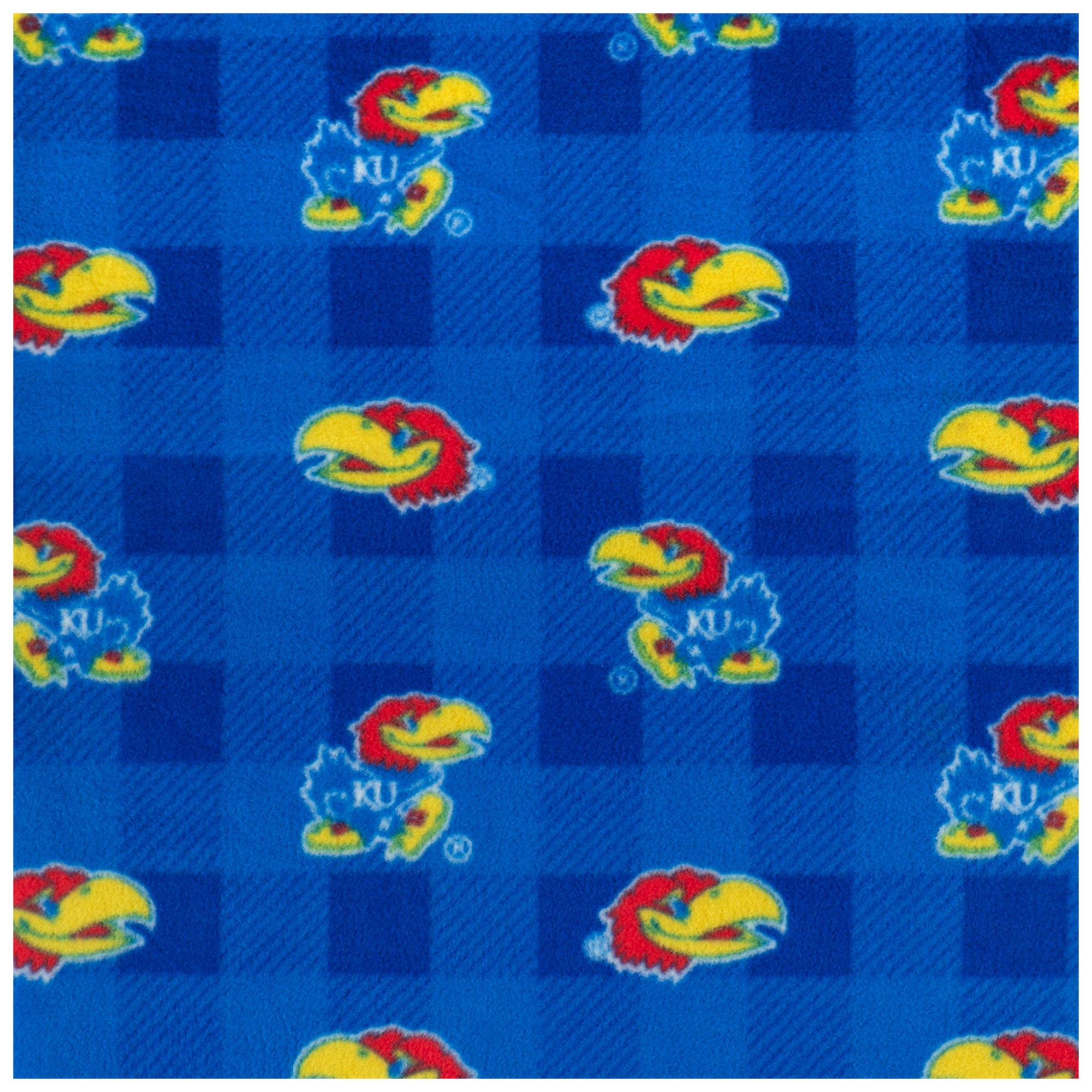 Kansas Allover Collegiate Fleece Fabric Hobby Lobby 952440