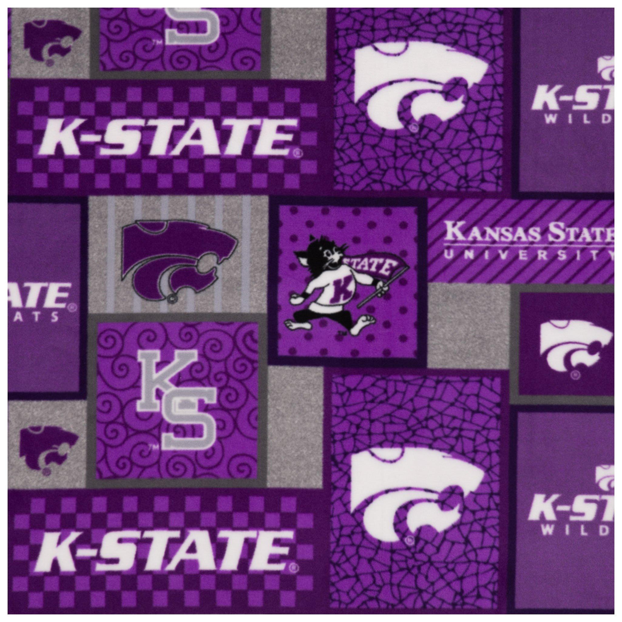 Kansas State Collegiate Fleece Fabric Hobby Lobby 952473