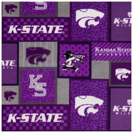 NCAA-Kansas State Ksu-1177 College Patch Fleece, Size: 58, Other