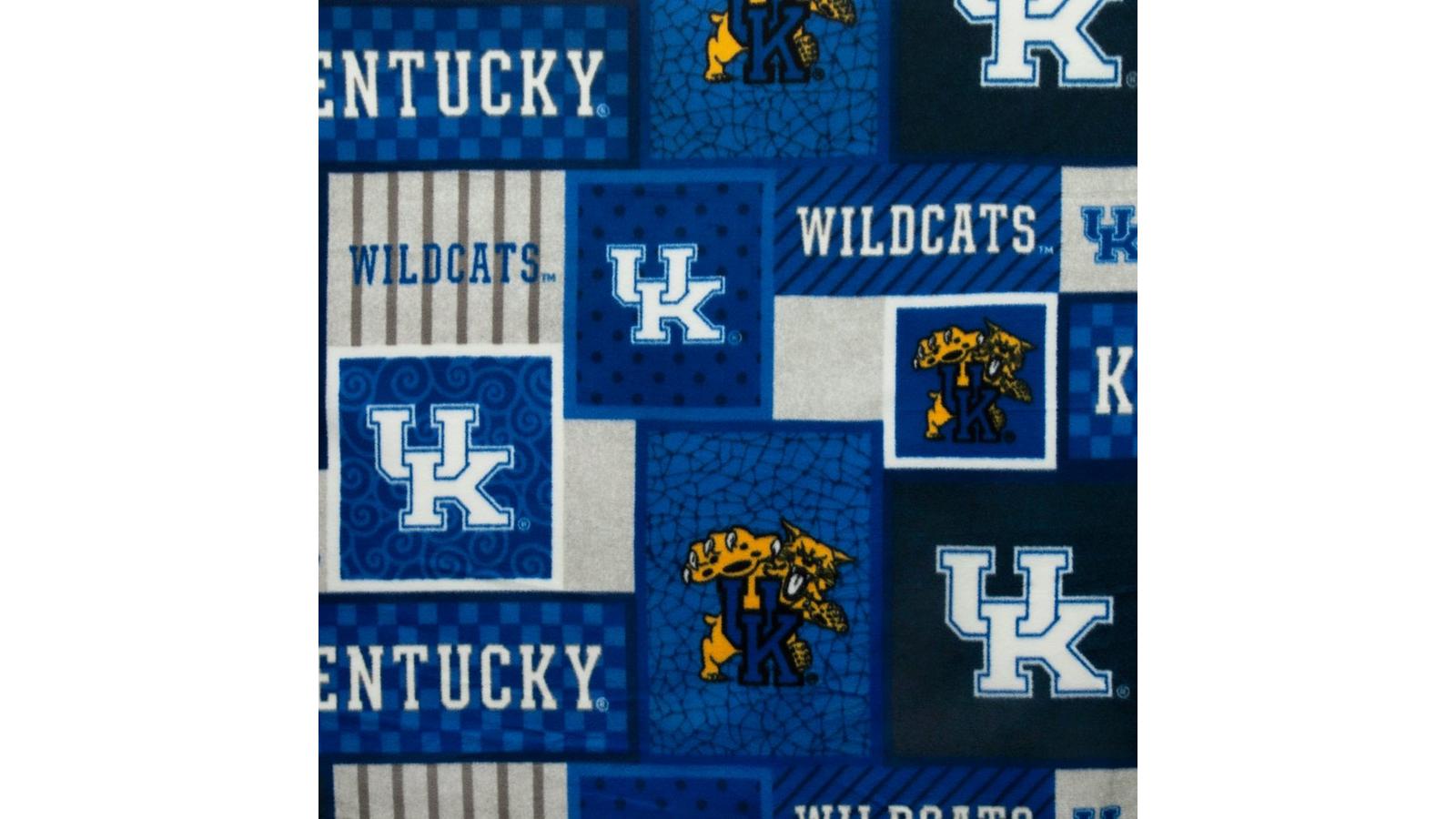Kentucky Block Collegiate Fleece Fabric | Hobby Lobby | 952531