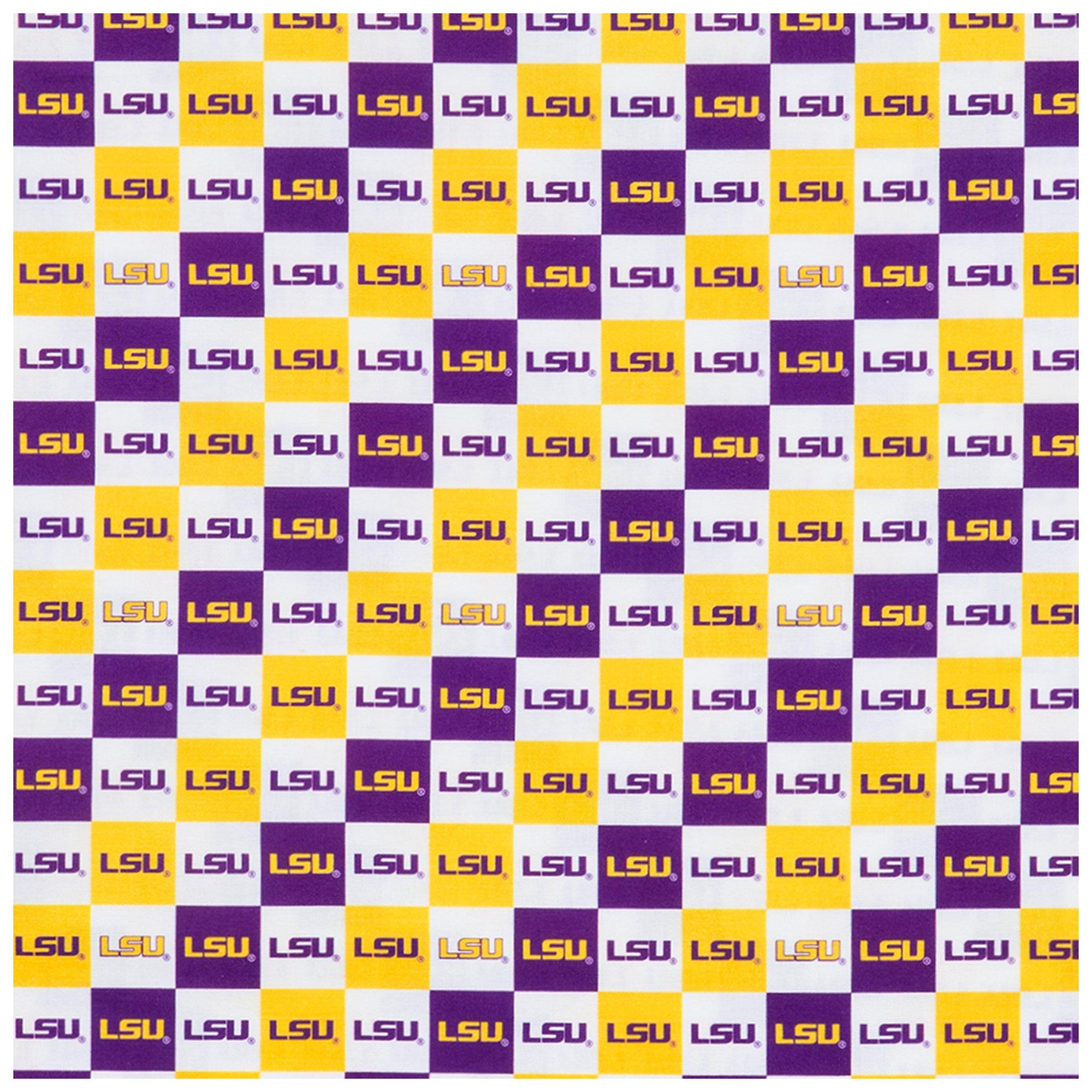 LSU Collegiate Cotton Fabric Hobby Lobby 952614